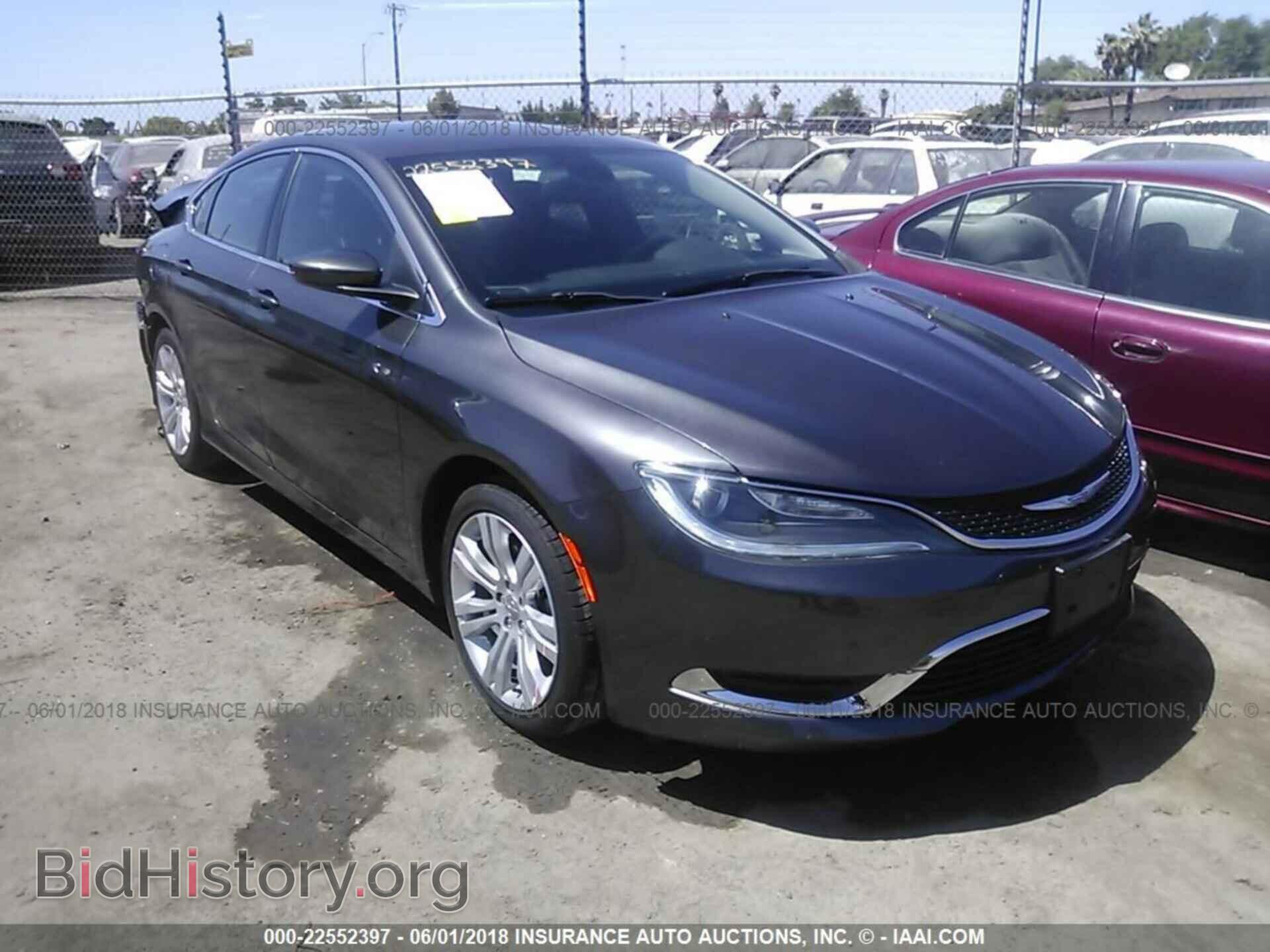 Photo 1C3CCCAB7FN652202 - Chrysler 200 2015