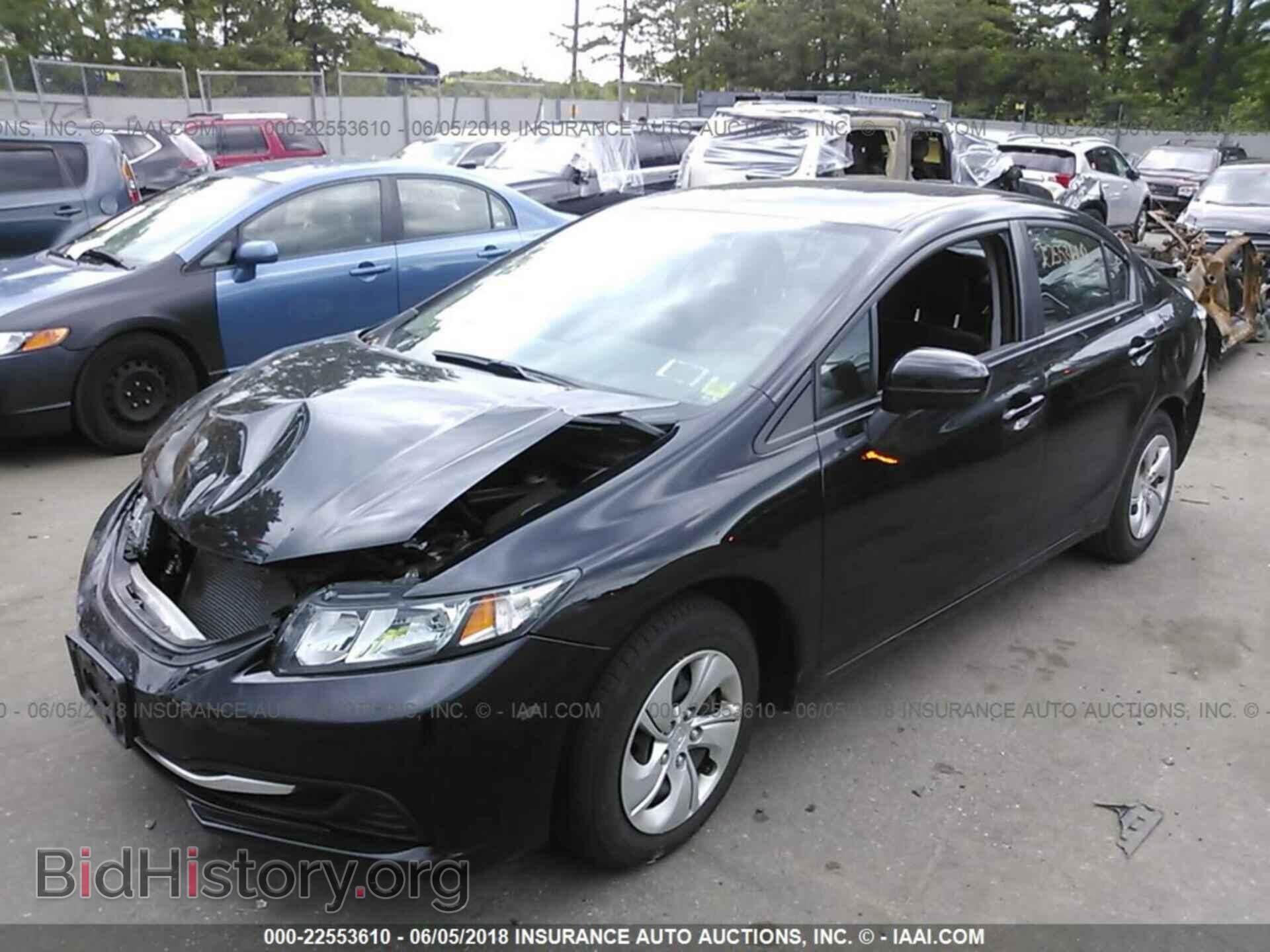 2014 Honda Civic - VIN: 2HGFB2F51EH558446 - Фото 2