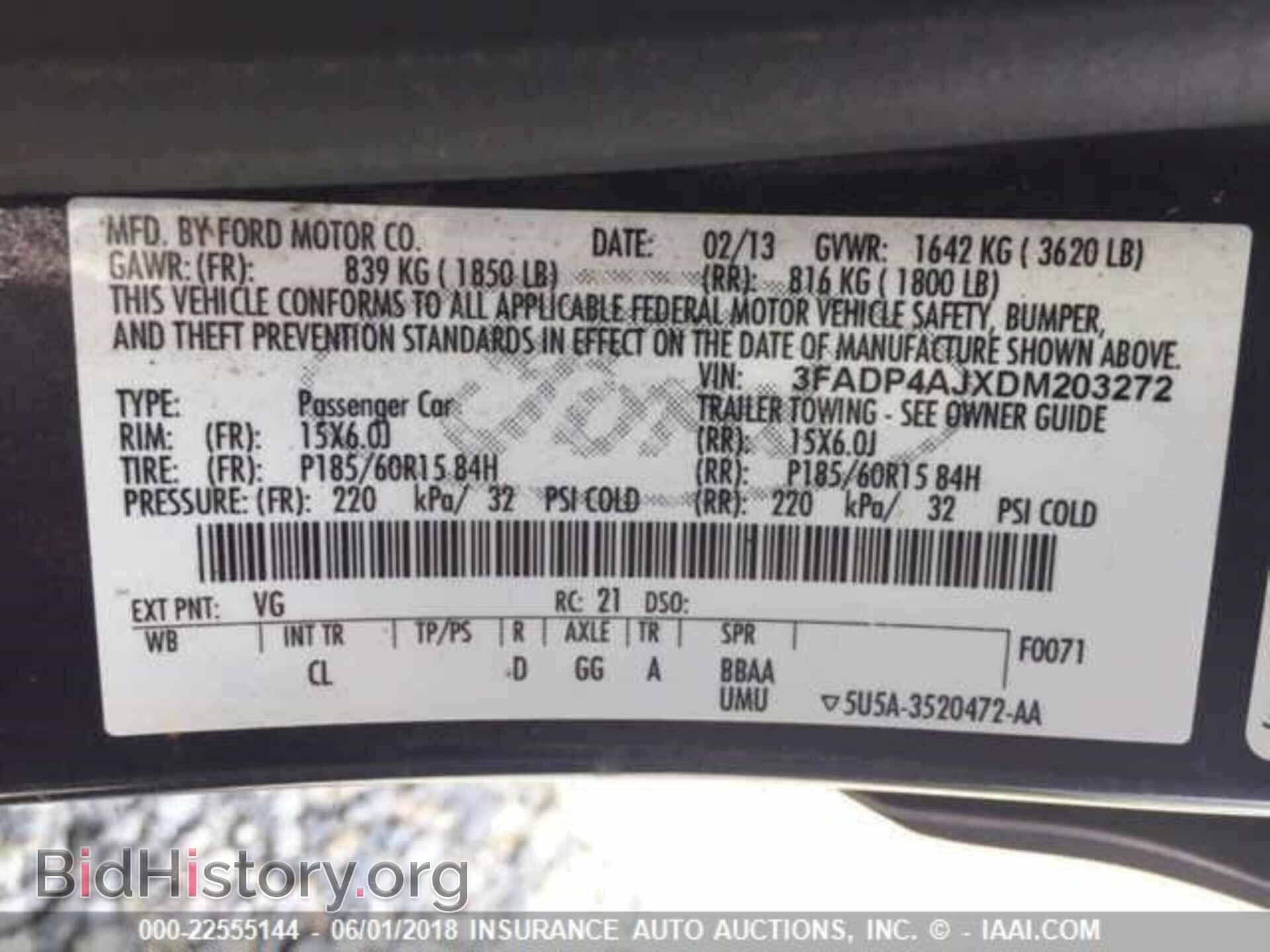 2013 Ford Fiesta - VIN: 3FADP4AJXDM203272 - Фото 9