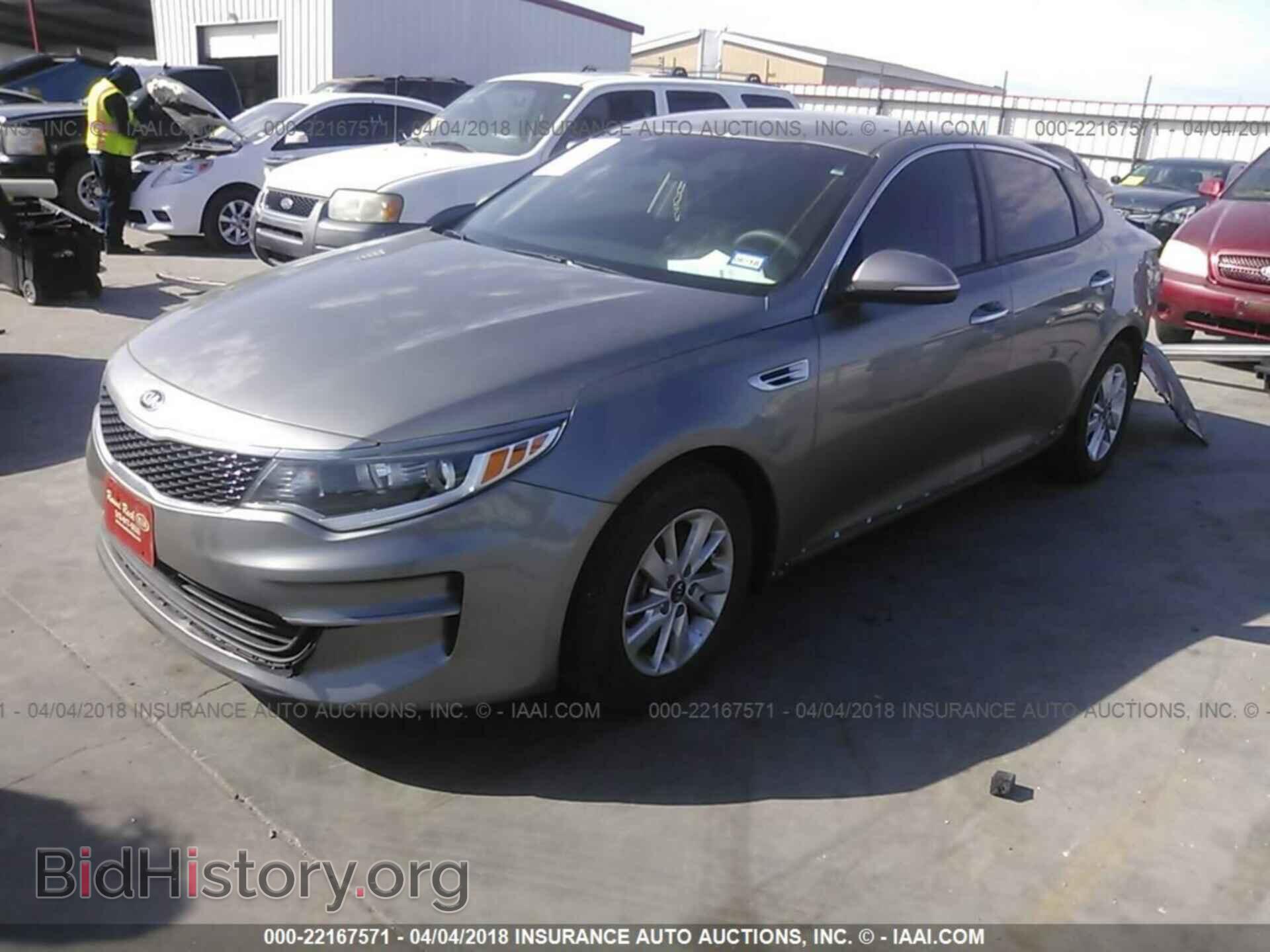2016 KIA OPTIMA - VIN: 5XXGT4L30GG082114 - Photo 2