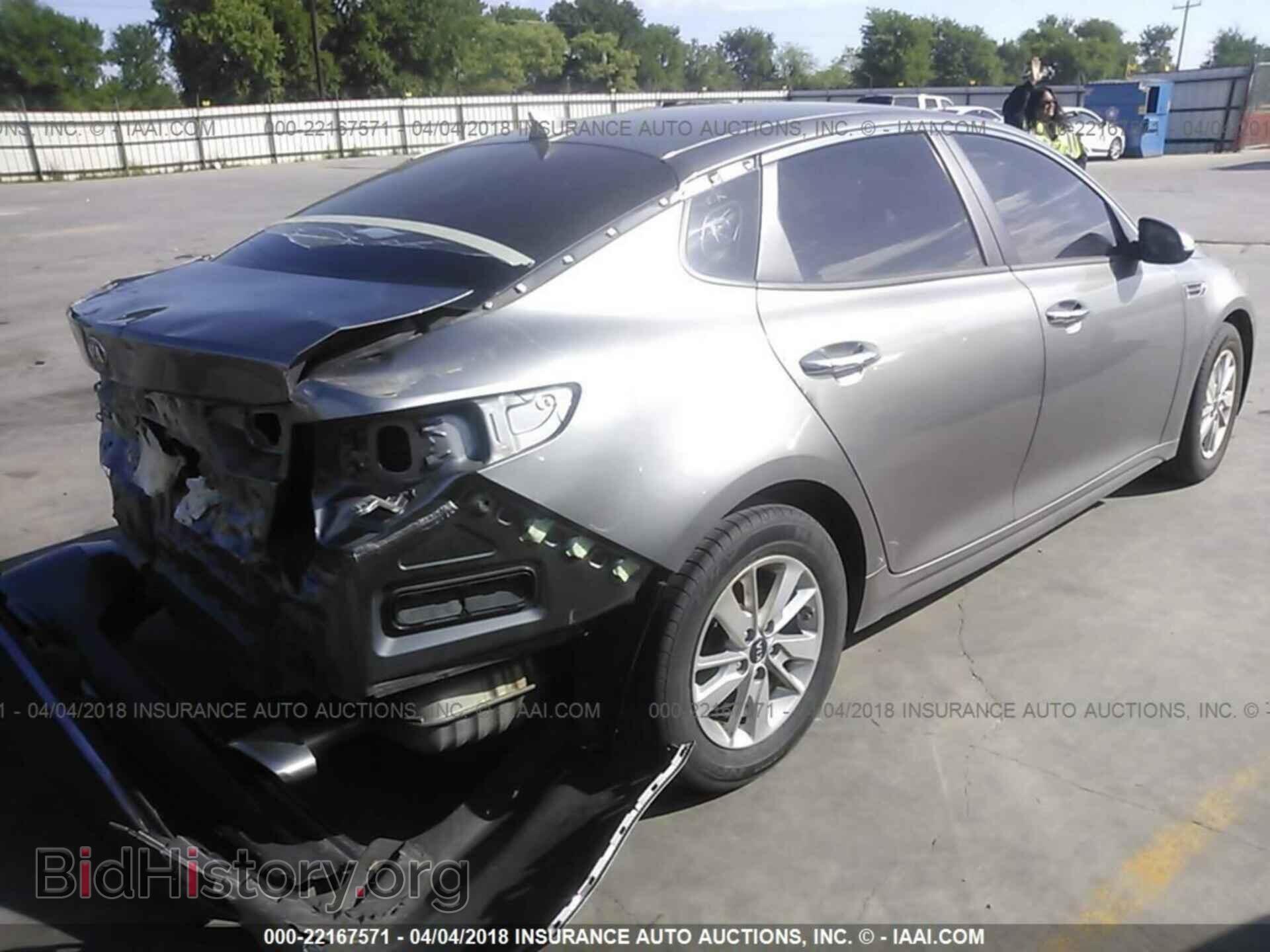 2016 KIA OPTIMA - VIN: 5XXGT4L30GG082114 - Photo 4
