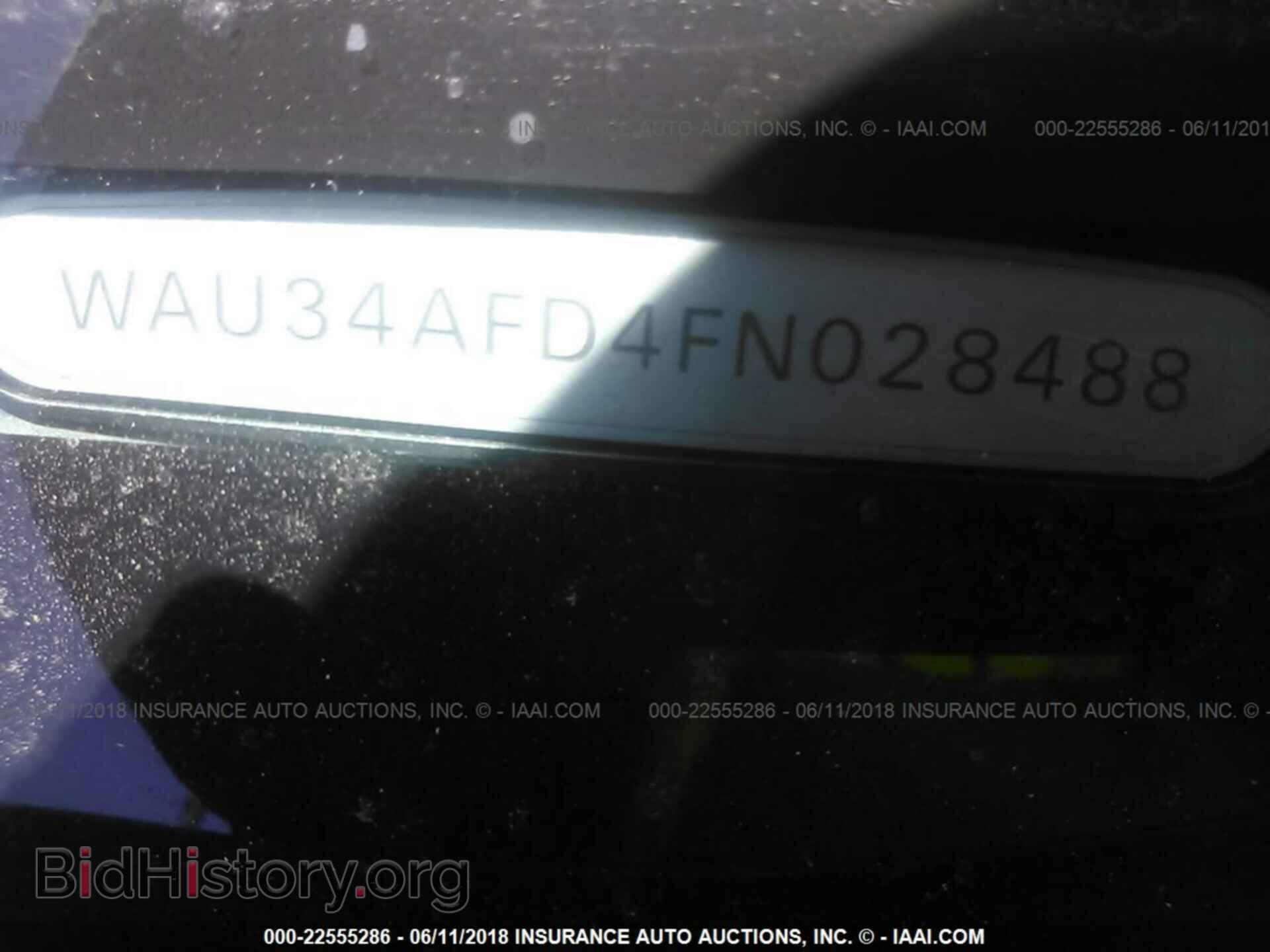 2015 AUDI A8 - VIN: WAU34AFD4FN028488 - Фото 9