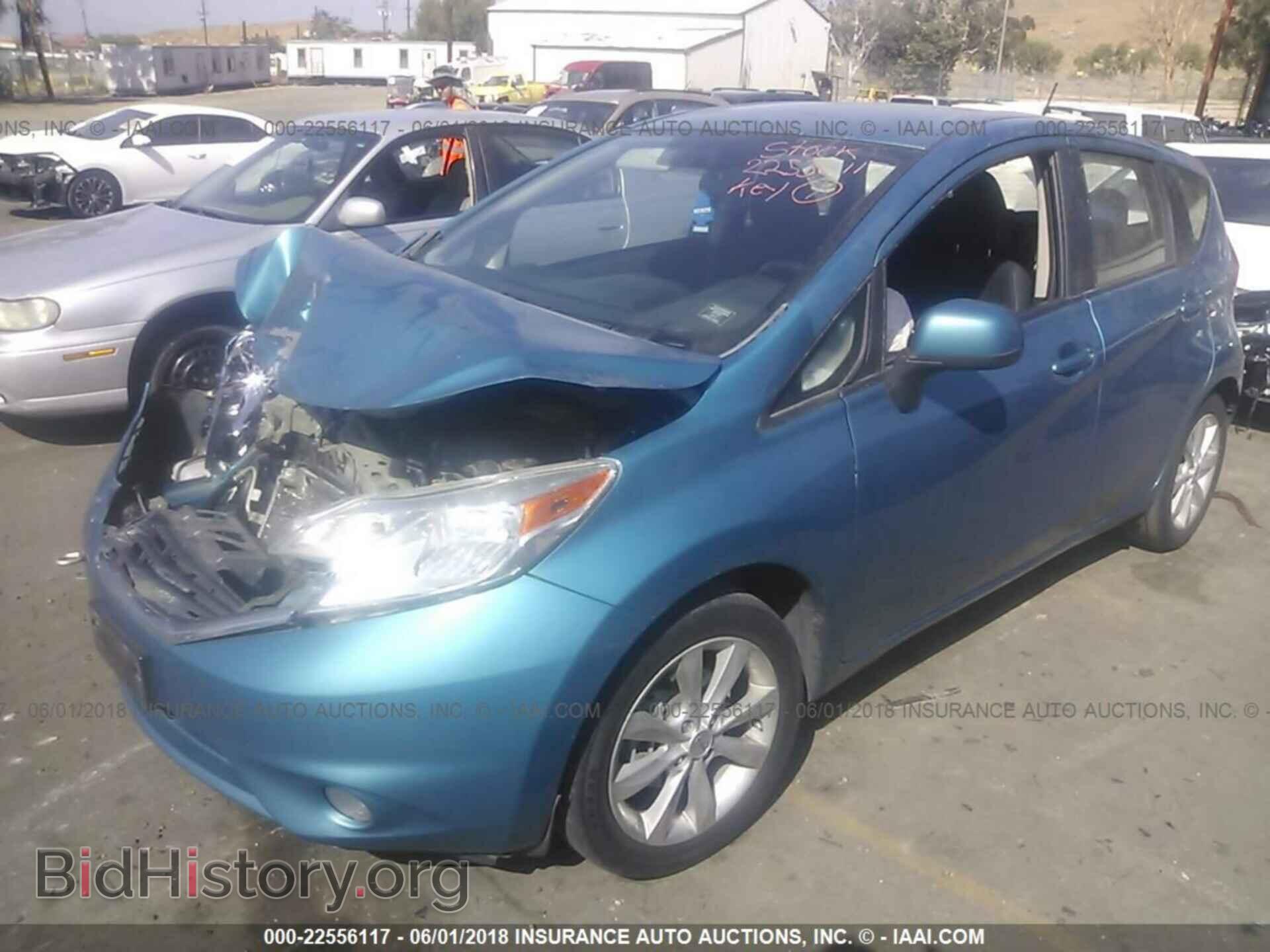 2014 Nissan Versa note - VIN: 3N1CE2CP1EL356344 - Фото 2