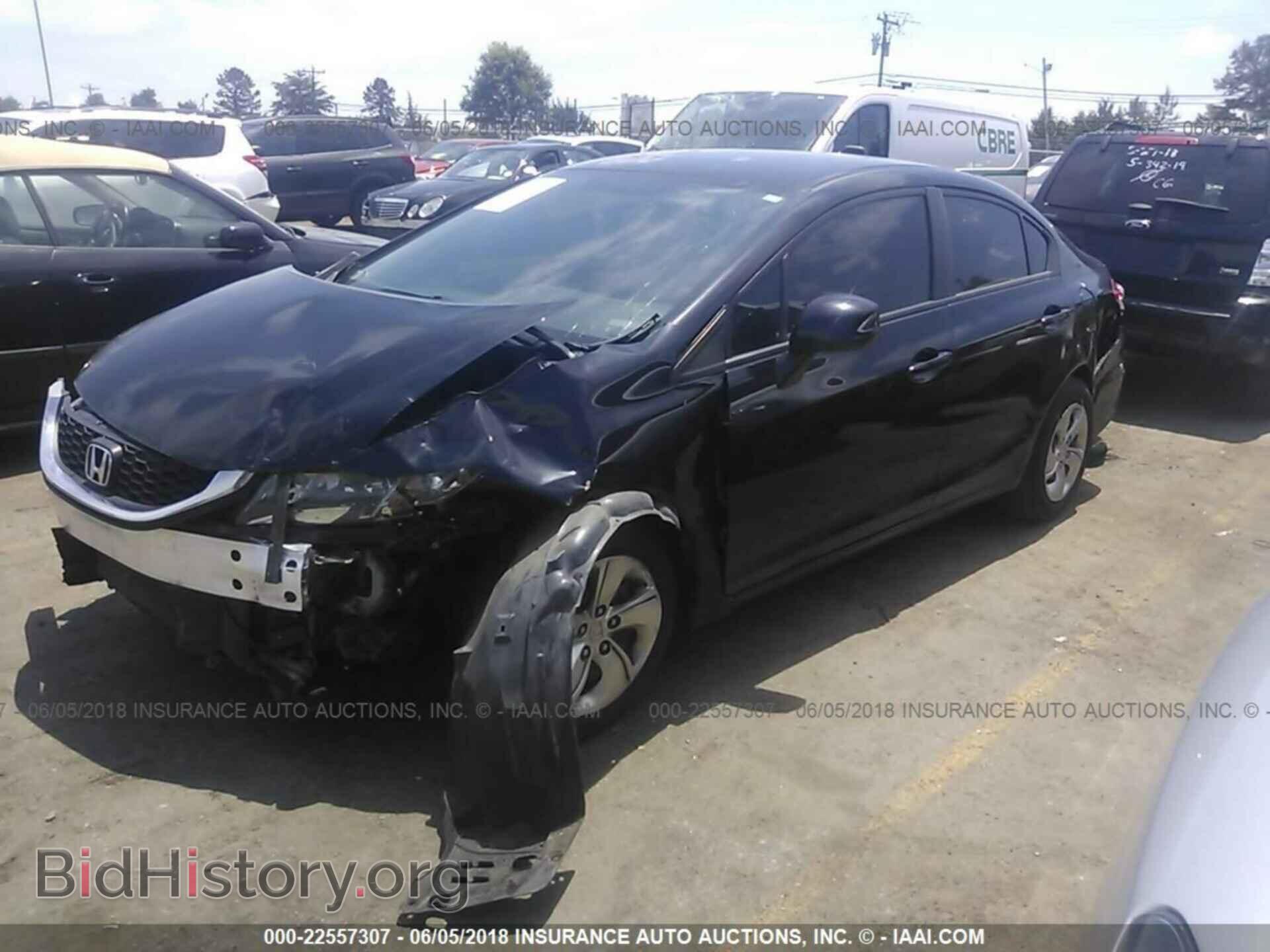 2013 HONDA CIVIC - VIN: 2HGFB2F52DH506595 - Фото 2