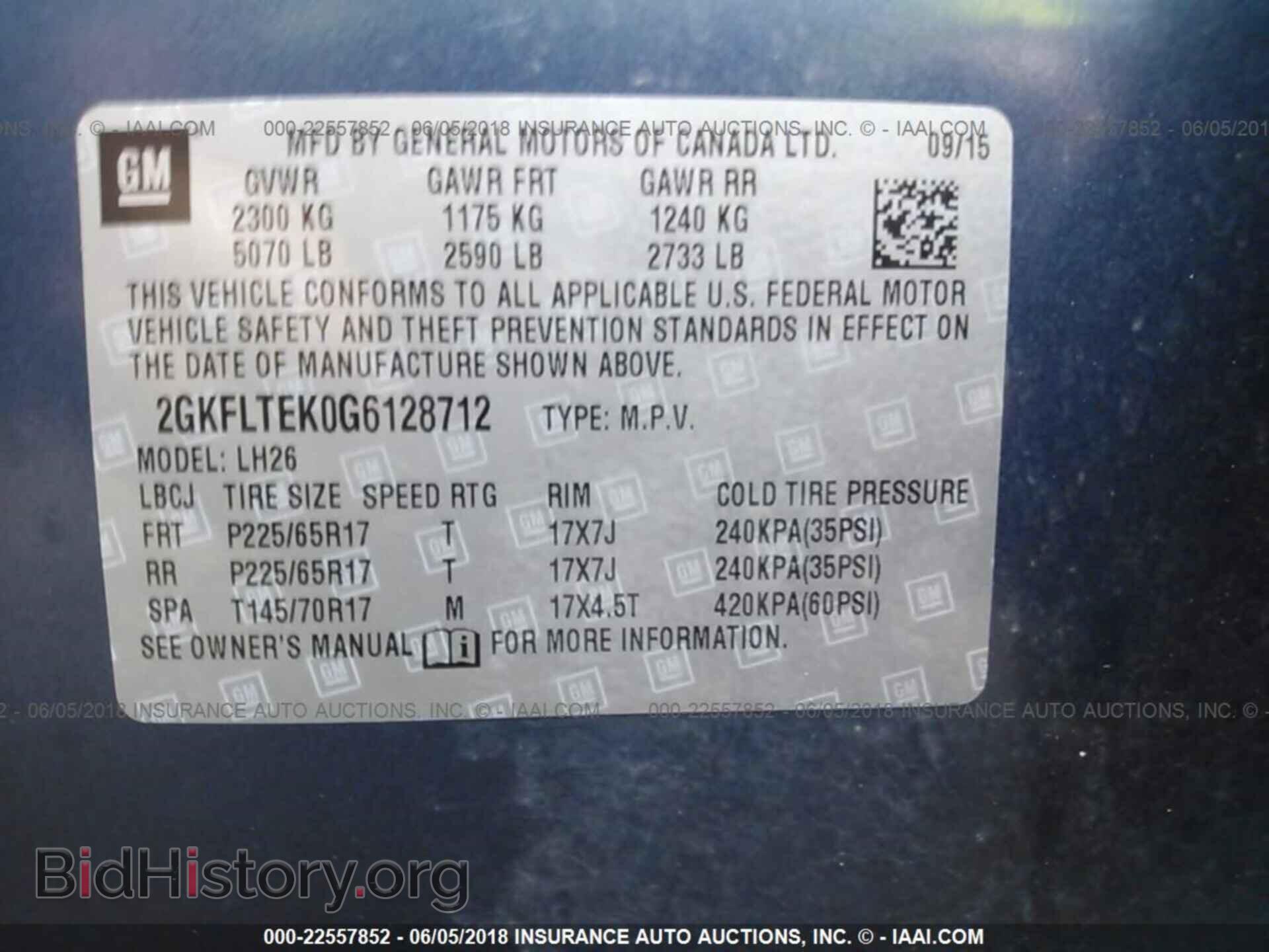 2016 Gmc Terrain - VIN: 2GKFLTEK0G6128712 - Photo 9