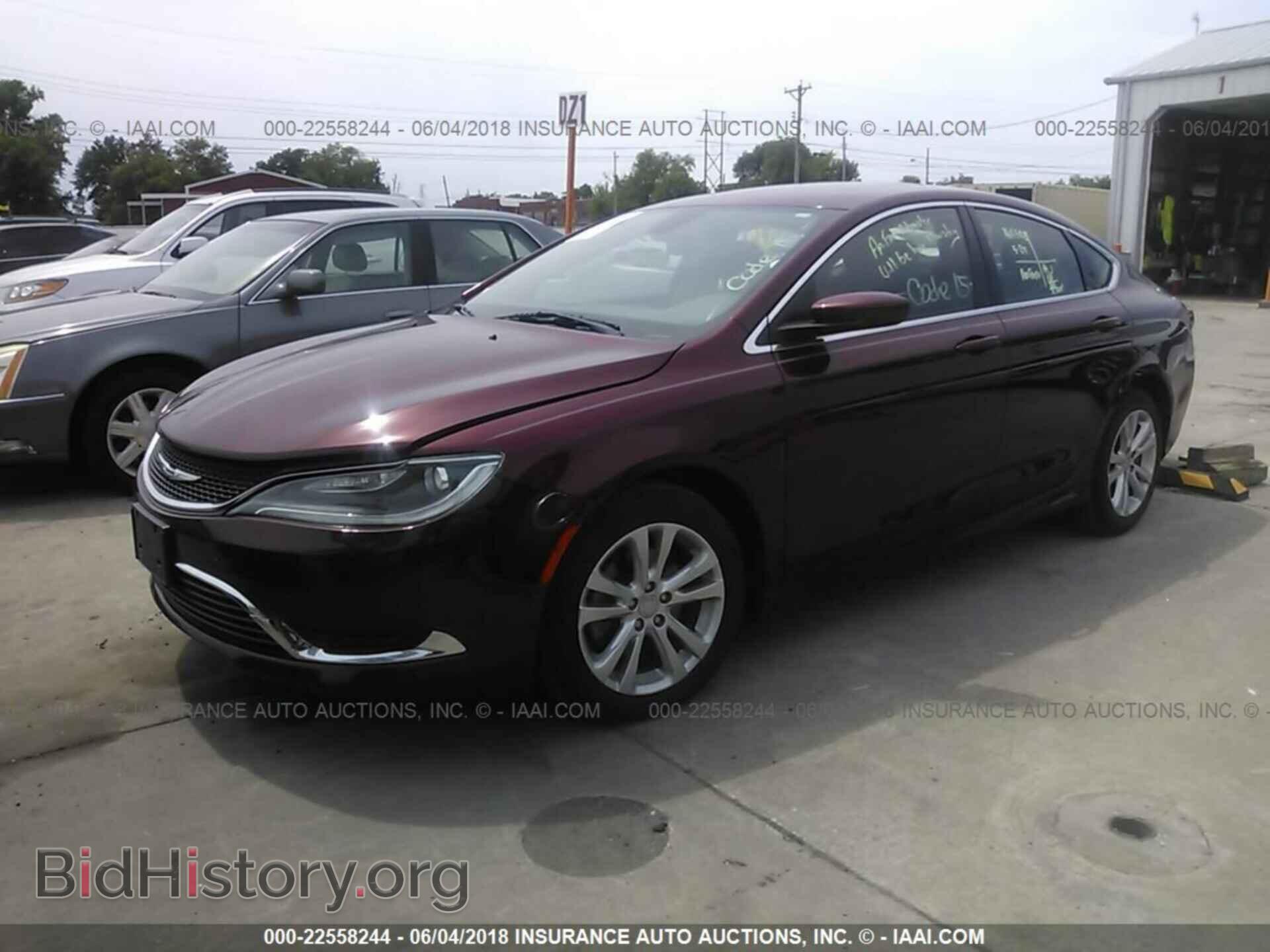 2015 Chrysler 200 - VIN: 1C3CCCAB9FN556247 - Photo 2