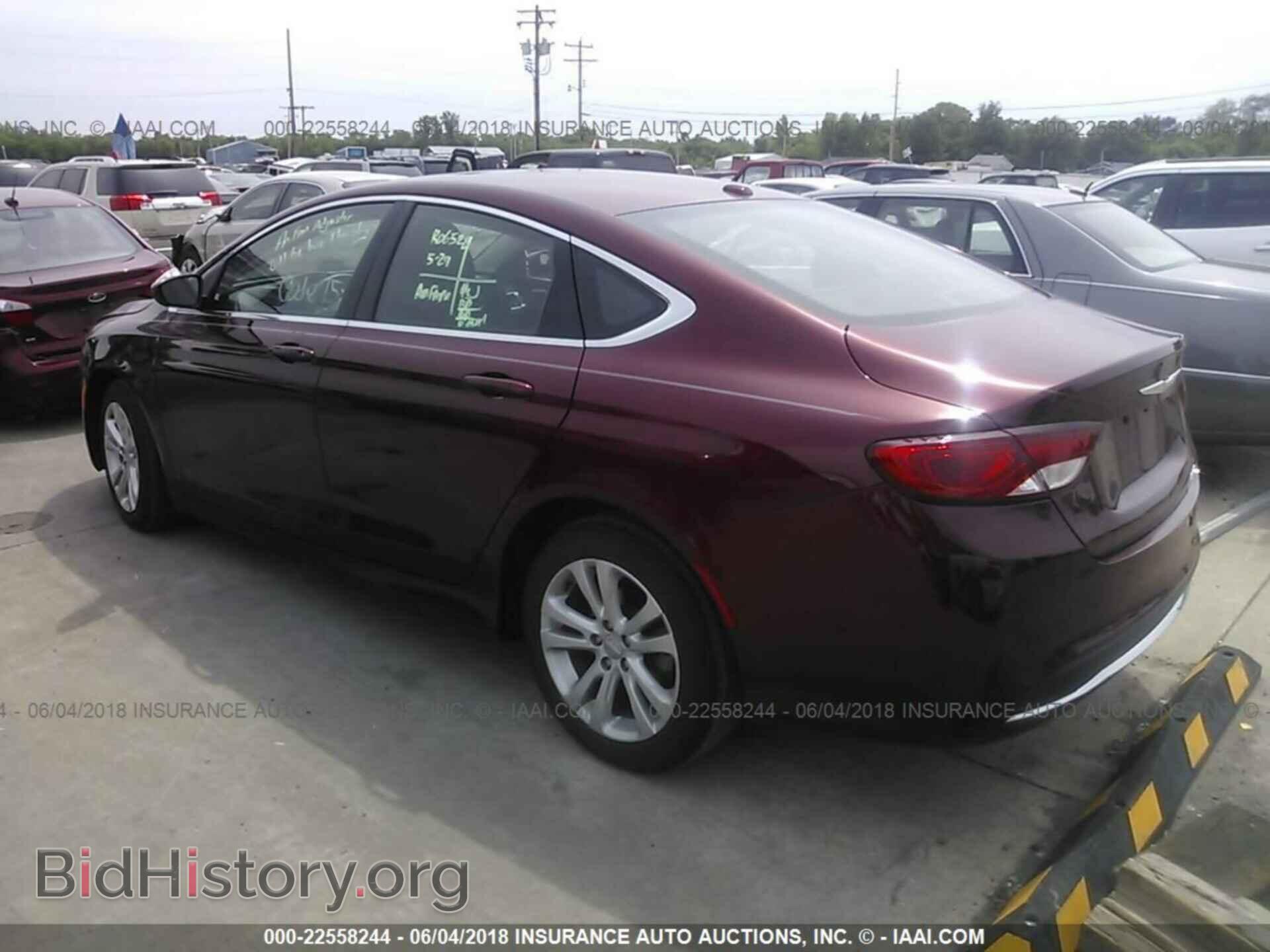 2015 Chrysler 200 - VIN: 1C3CCCAB9FN556247 - Photo 3