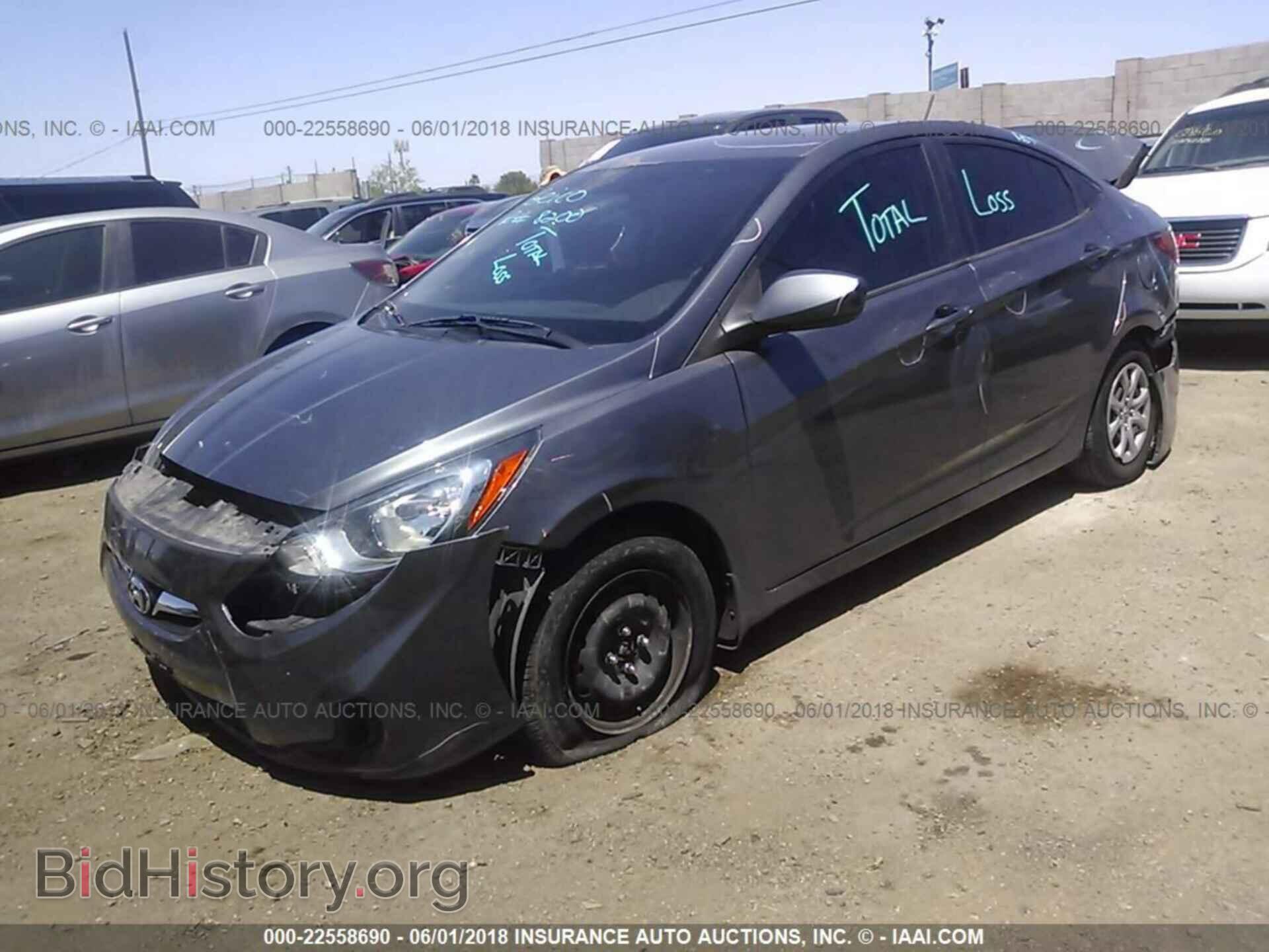 2012 HYUNDAI ACCENT - VIN: KMHCT4AE6CU220550 - Фото 2