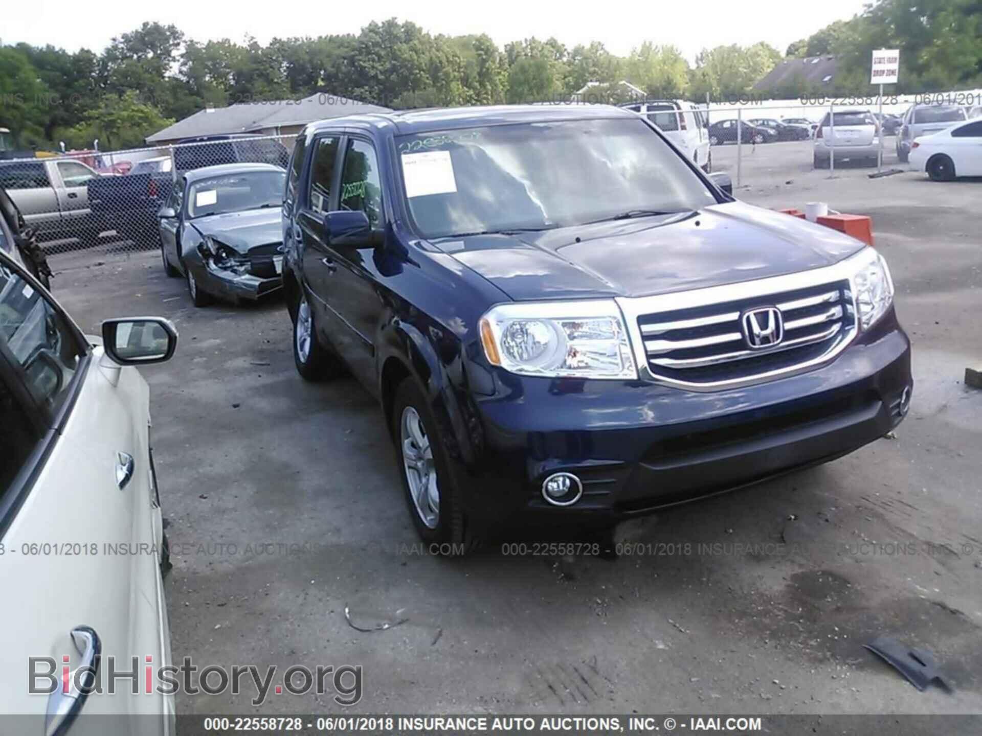 Фотография 5FNYF4H59CB073639 - Honda Pilot 2012