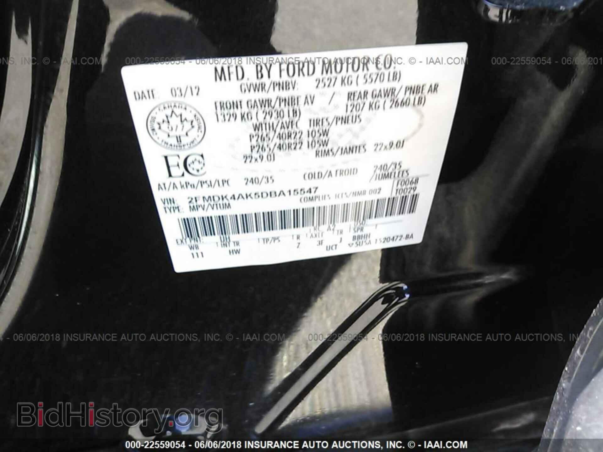 2013 Ford Edge - VIN: 2FMDK4AK5DBA15547 - Photo 9