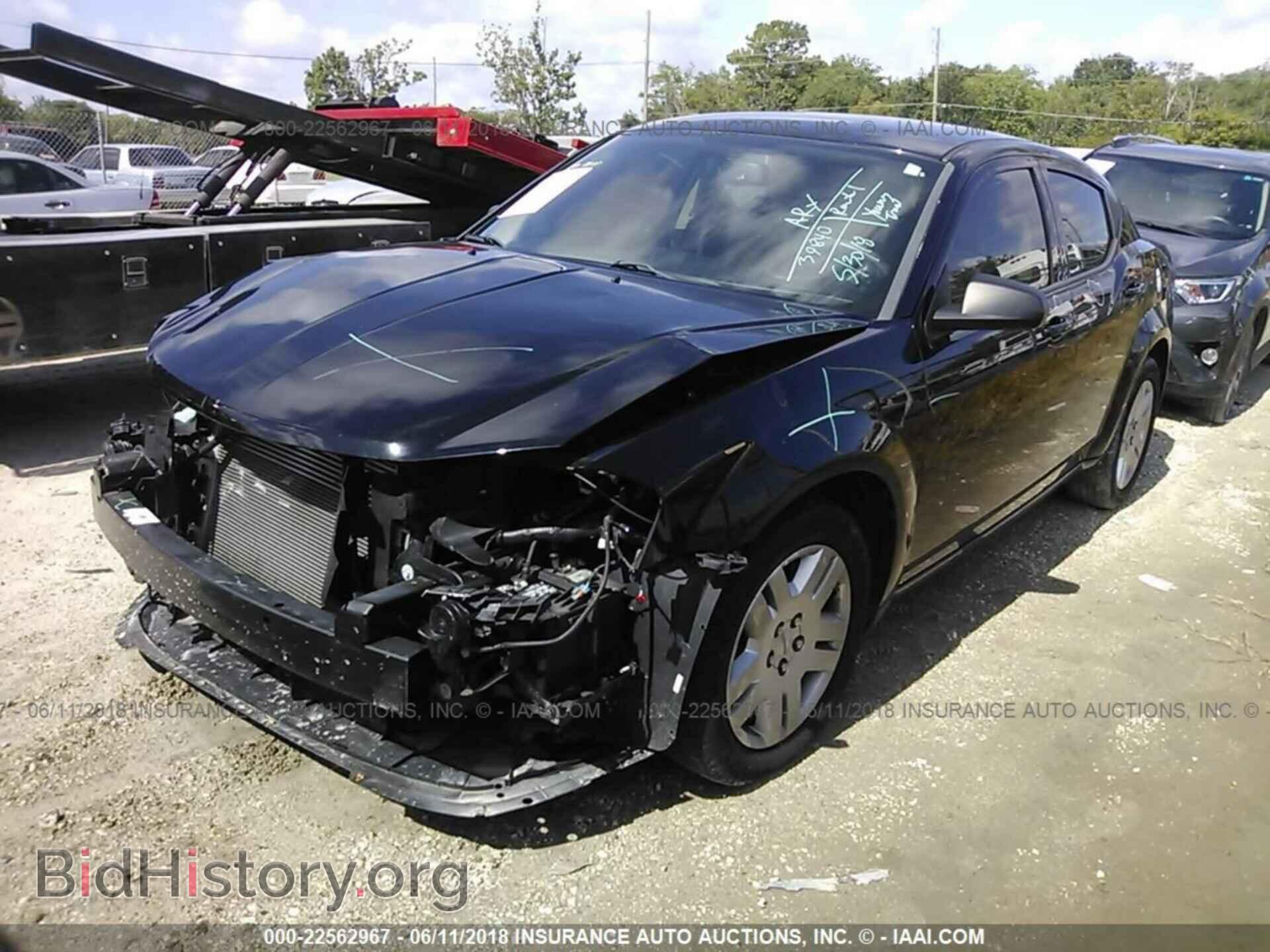 2014 Dodge Avenger - VIN: 1C3CDZAG1EN217461 - Фото 2