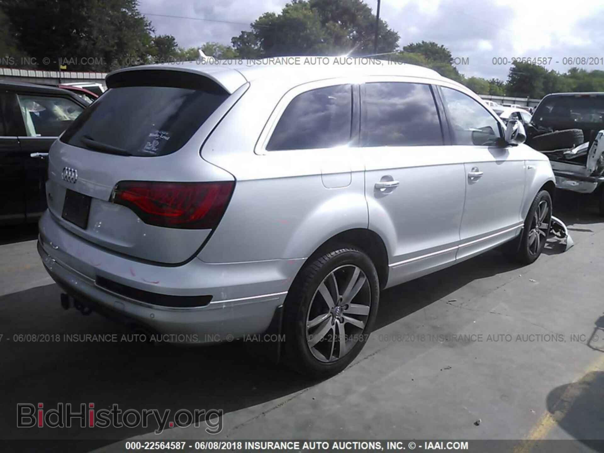 2013 Audi Q7 - VIN: WA1LGAFE7DD016593 - Фото 4
