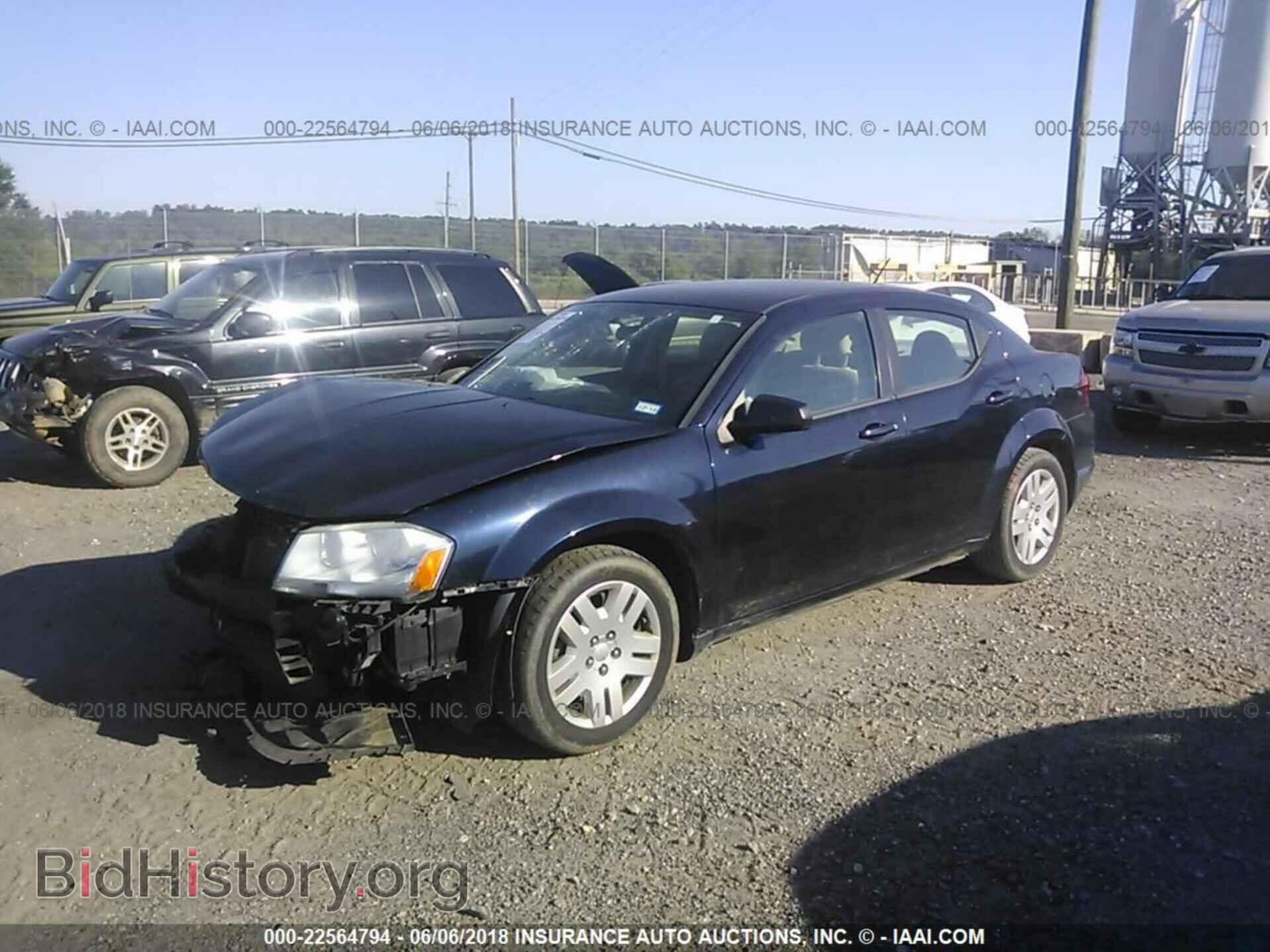 2012 Dodge Avenger - VIN: 1C3CDZAB2CN227692 - Фото 2