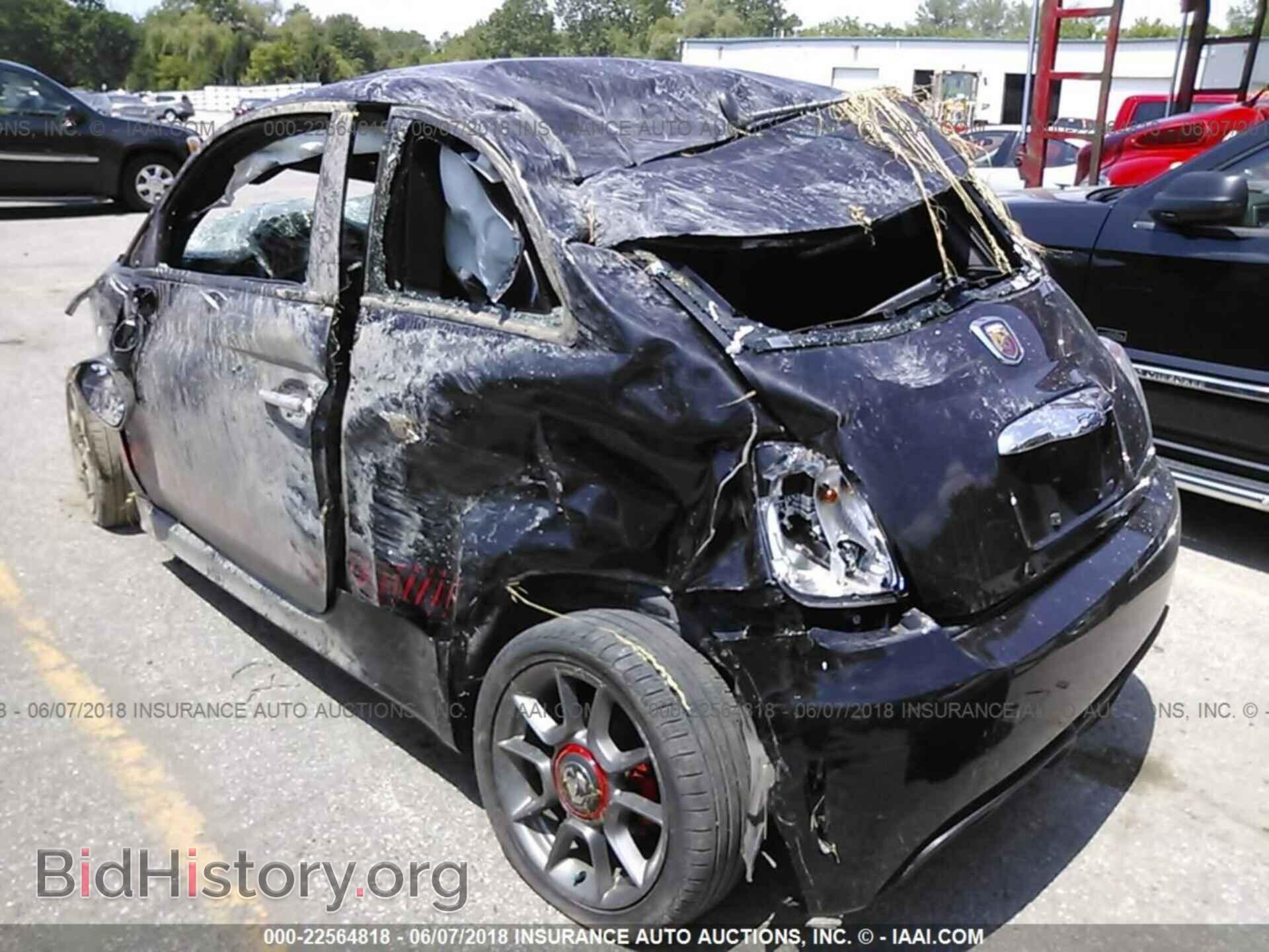2013 Fiat 500 - VIN: 3C3CFFFH7DT697448 - Фото 3