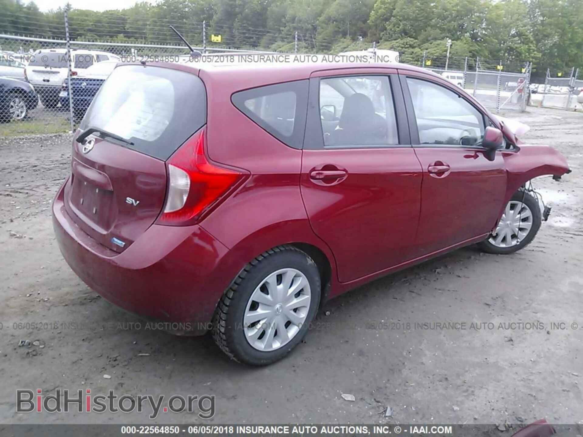 2014 Nissan Versa note - VIN: 3N1CE2CP8EL372380 - Фото 4