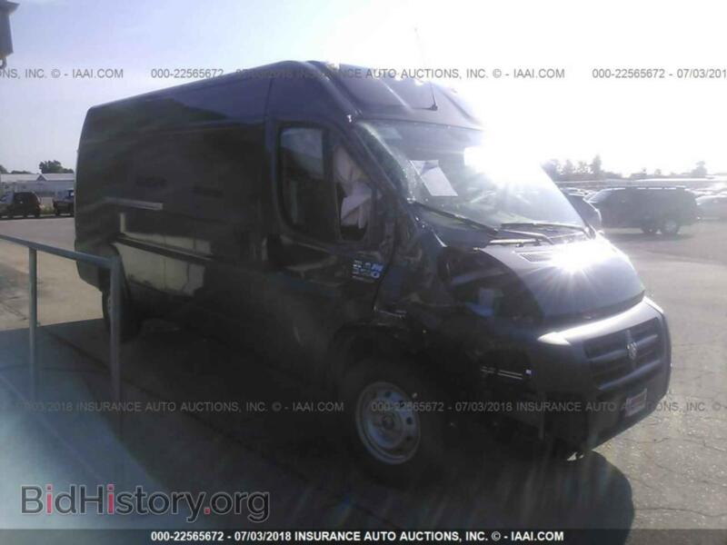 2017 RAM PROMASTER (VIN 3C6URVJG7HE535577) — фото 1 из 10, IAAI, повреждение: правая передняя часть