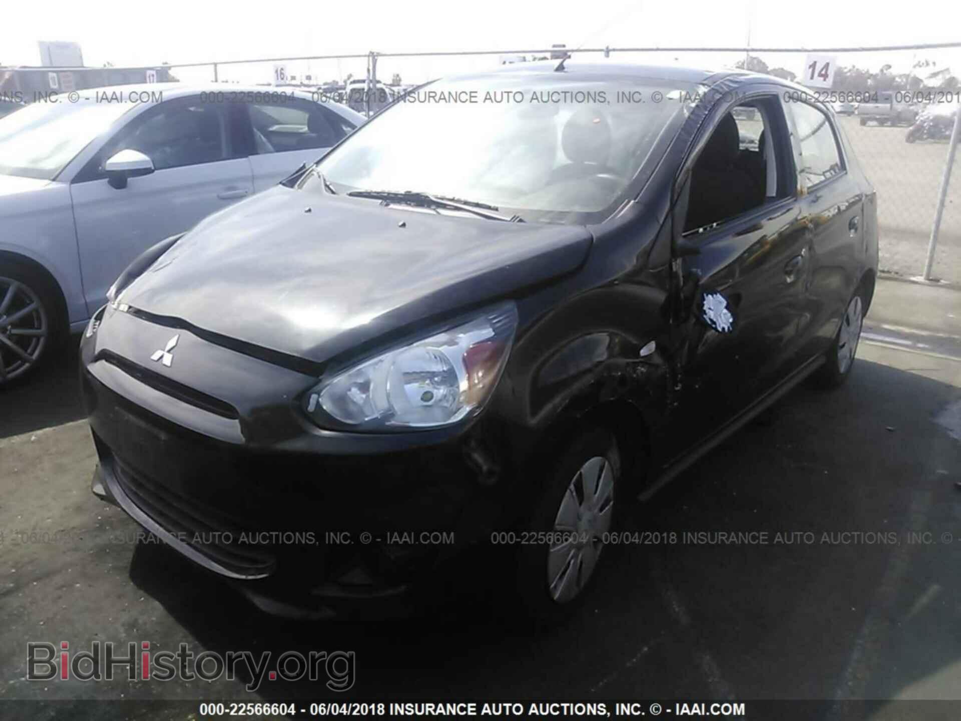 2014 Mitsubishi Mirage - VIN: ML32A3HJ4EH007243 - Фото 2
