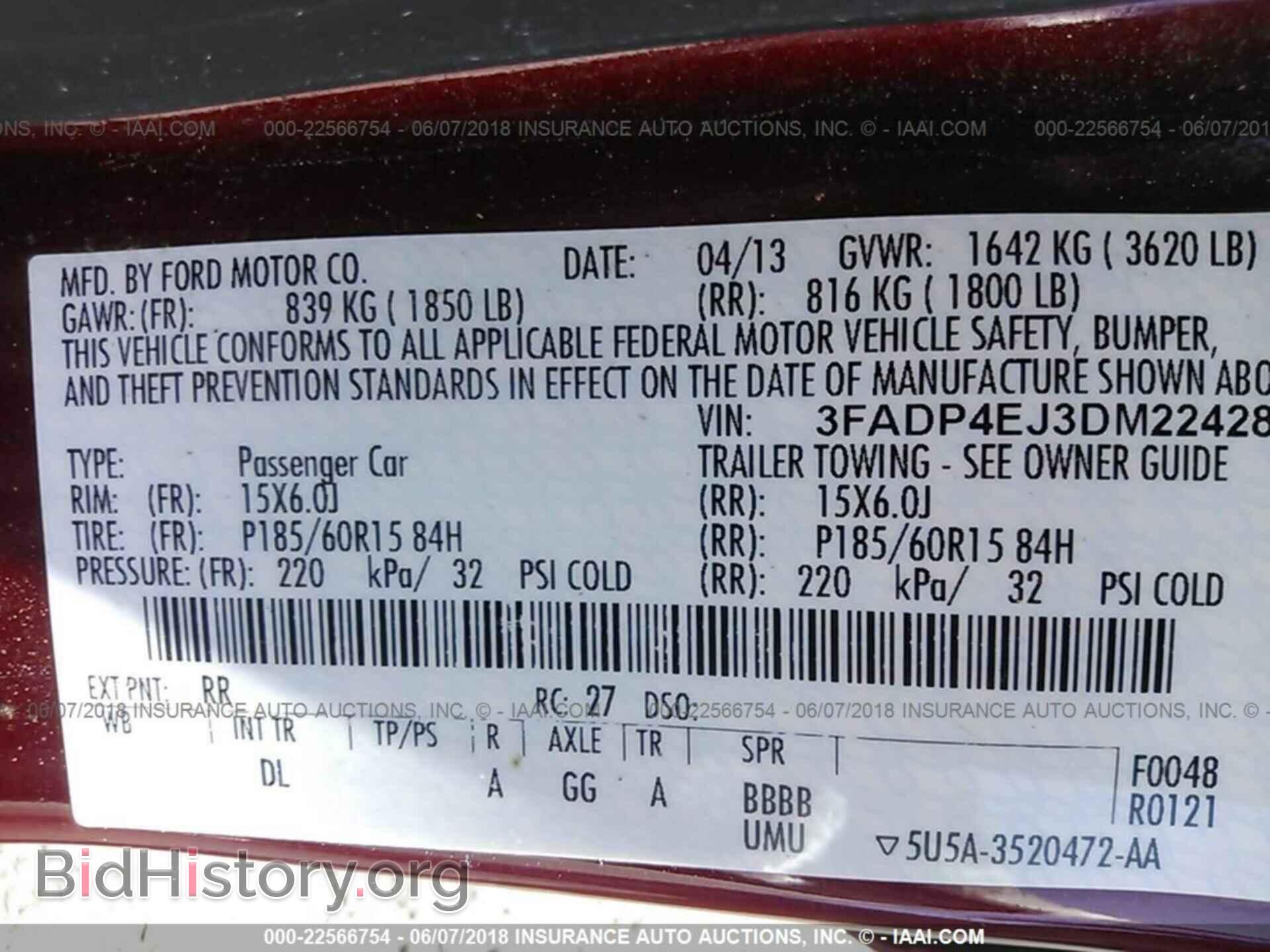 2013 Ford Fiesta - VIN: 3FADP4EJ3DM224281 - Photo 9