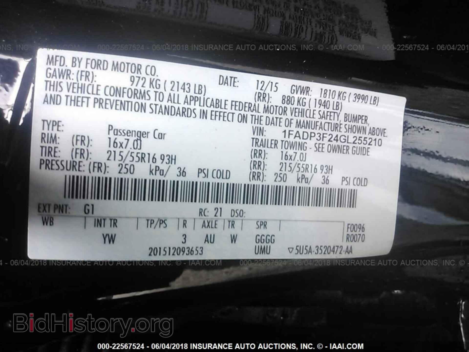 2016 Ford Focus - VIN: 1FADP3F24GL255210 - Photo 9