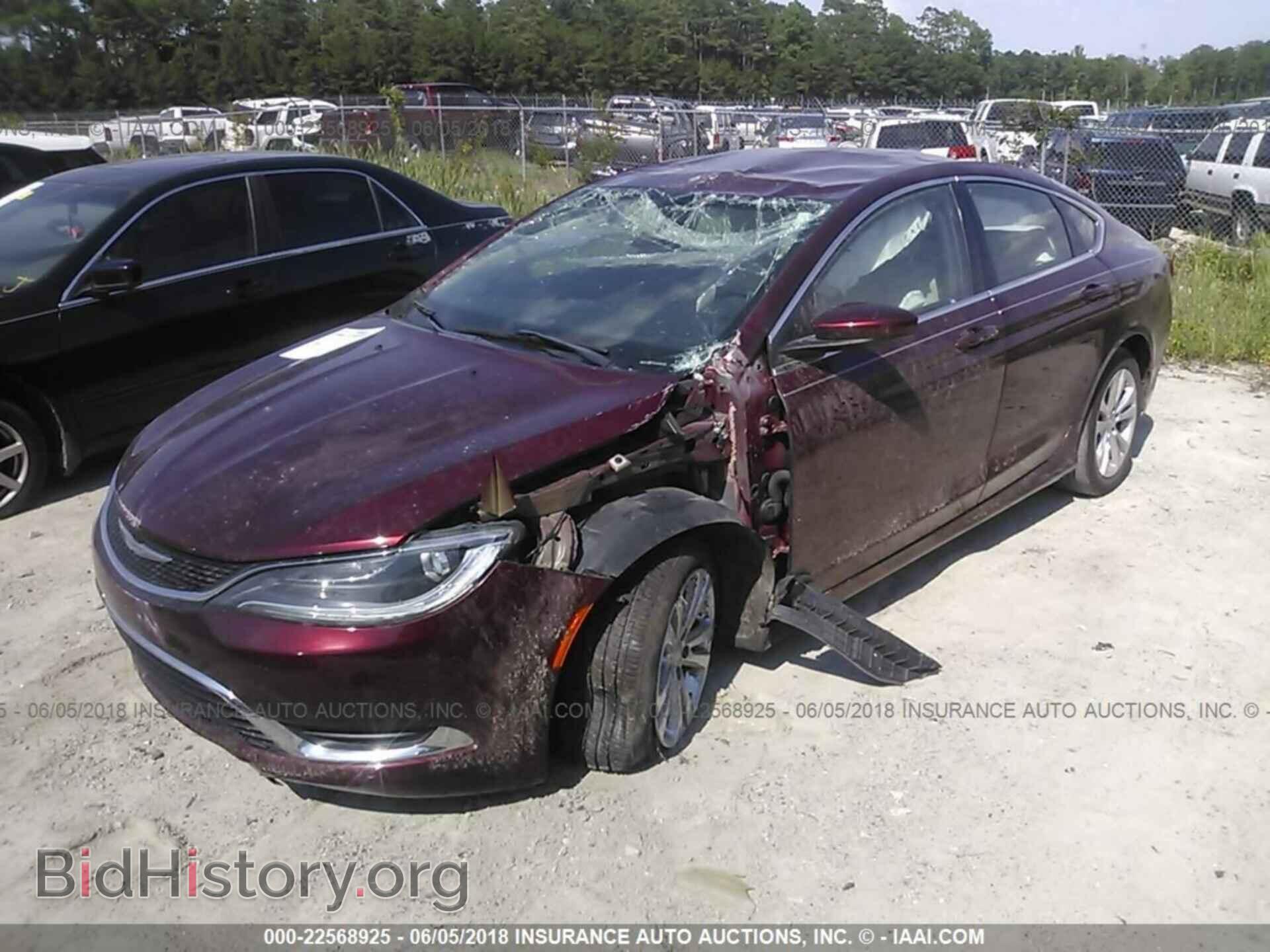 2015 Chrysler 200 - VIN: 1C3CCCAB6FN654443 - Фото 2