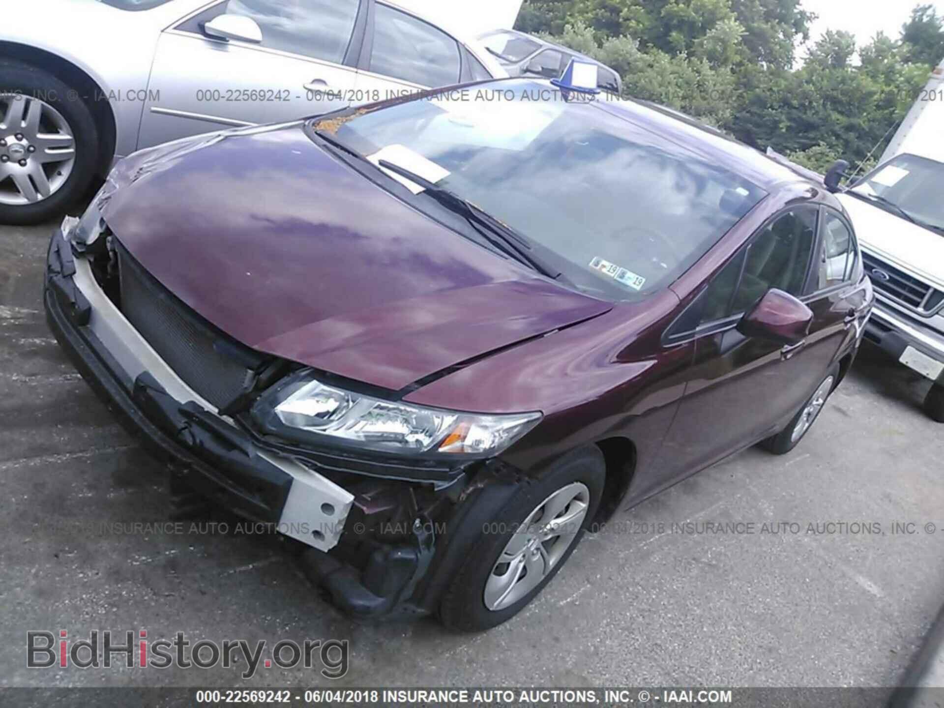 2013 HONDA CIVIC - VIN: 19XFB2F53DE247044 - Фото 2