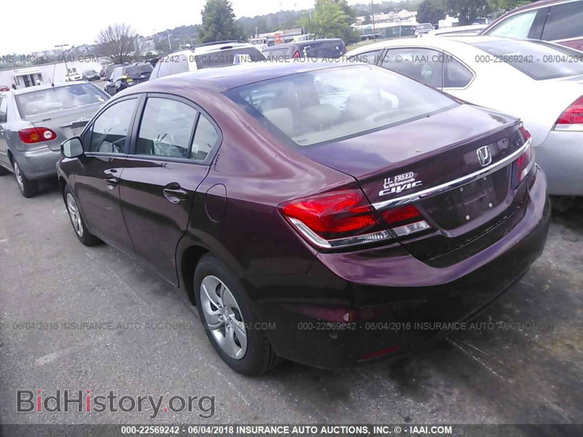 2013 HONDA CIVIC - VIN: 19XFB2F53DE247044 - Фото 3