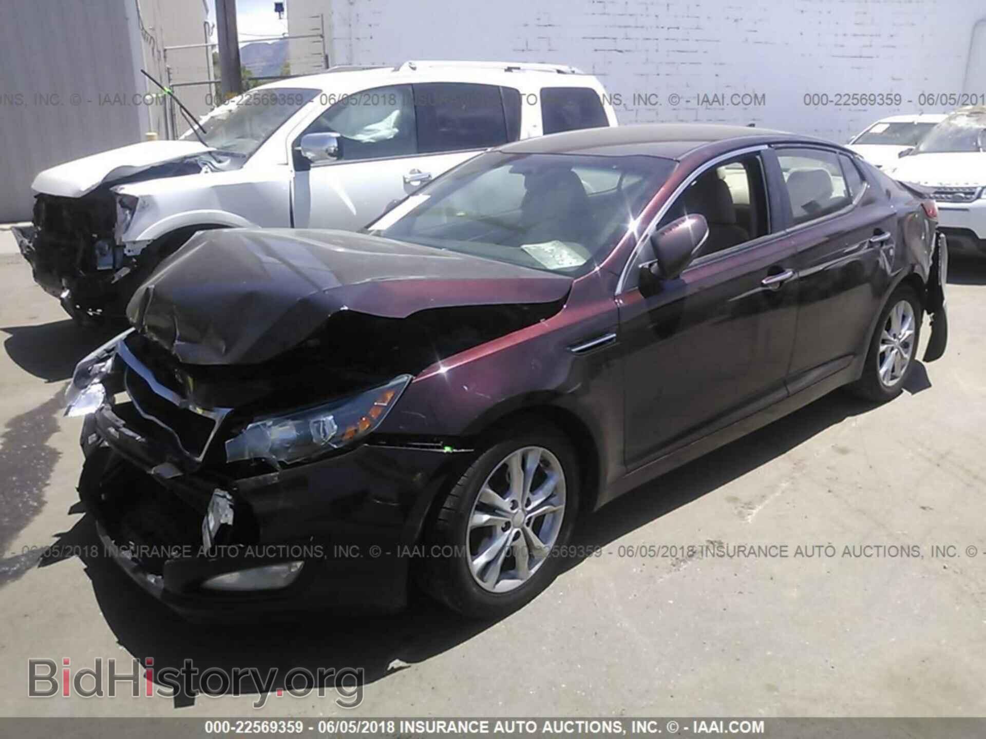 2013 Kia Optima - VIN: 5XXGM4A74DG212734 - Фото 2