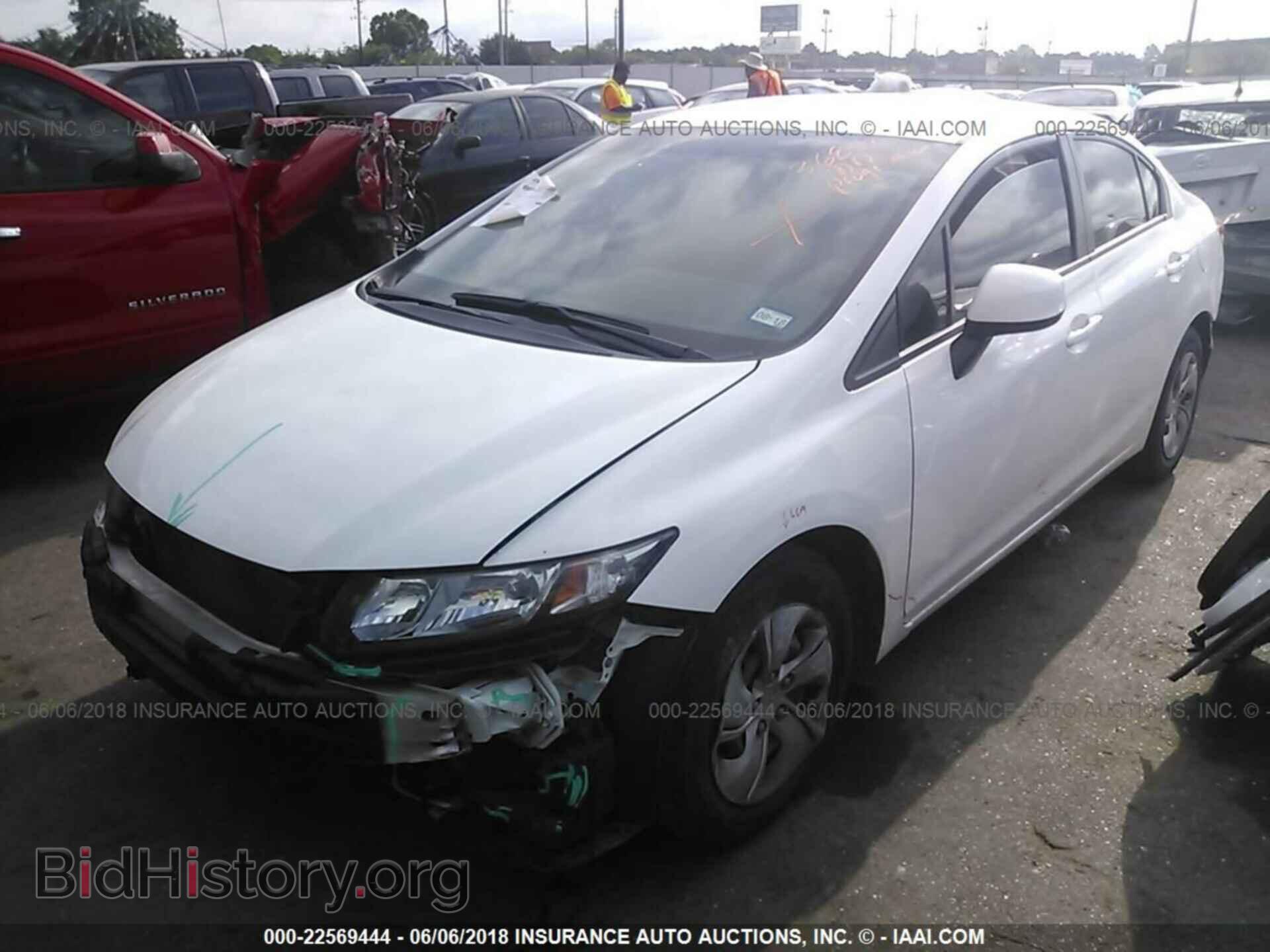 2013 Honda Civic - VIN: 19XFB2F53DE074951 - Фото 2