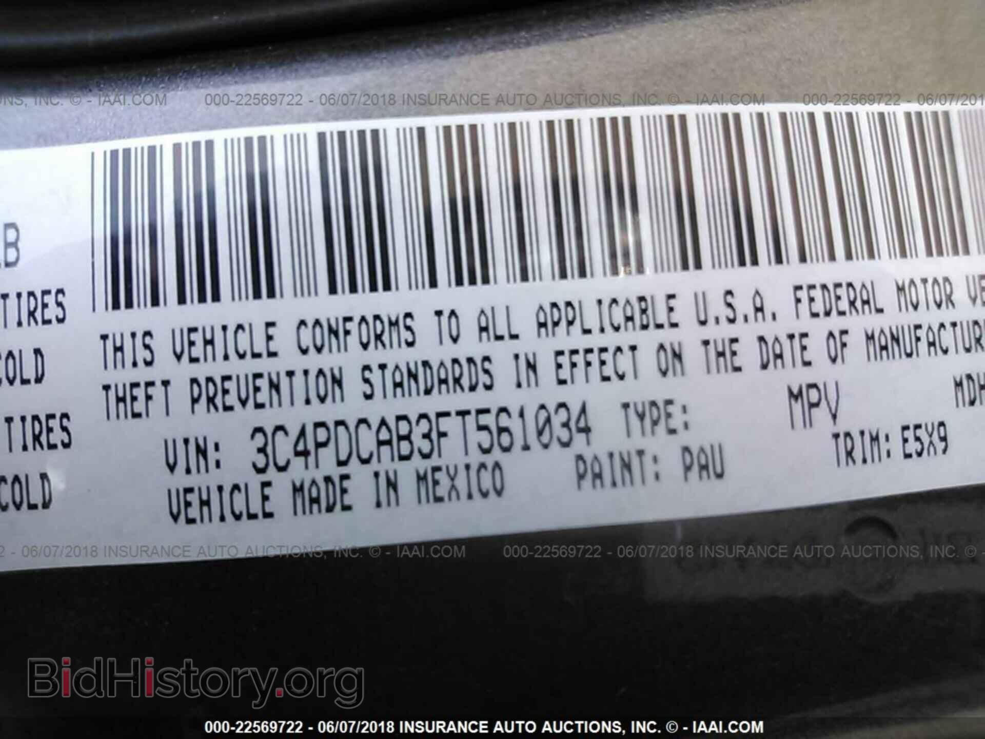 2015 Dodge Journey - VIN: 3C4PDCAB3FT561034 - Photo 9