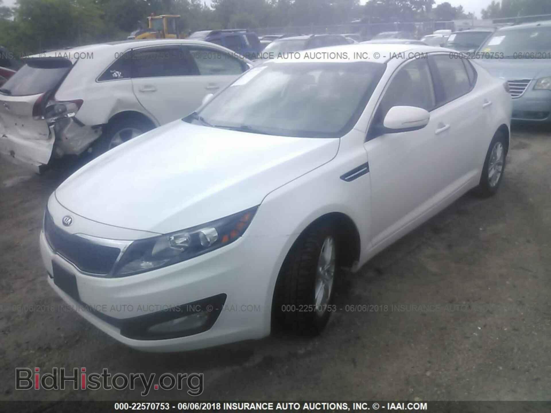 2013 Kia Optima - VIN: KNAGM4A74D5378107 - Фото 2