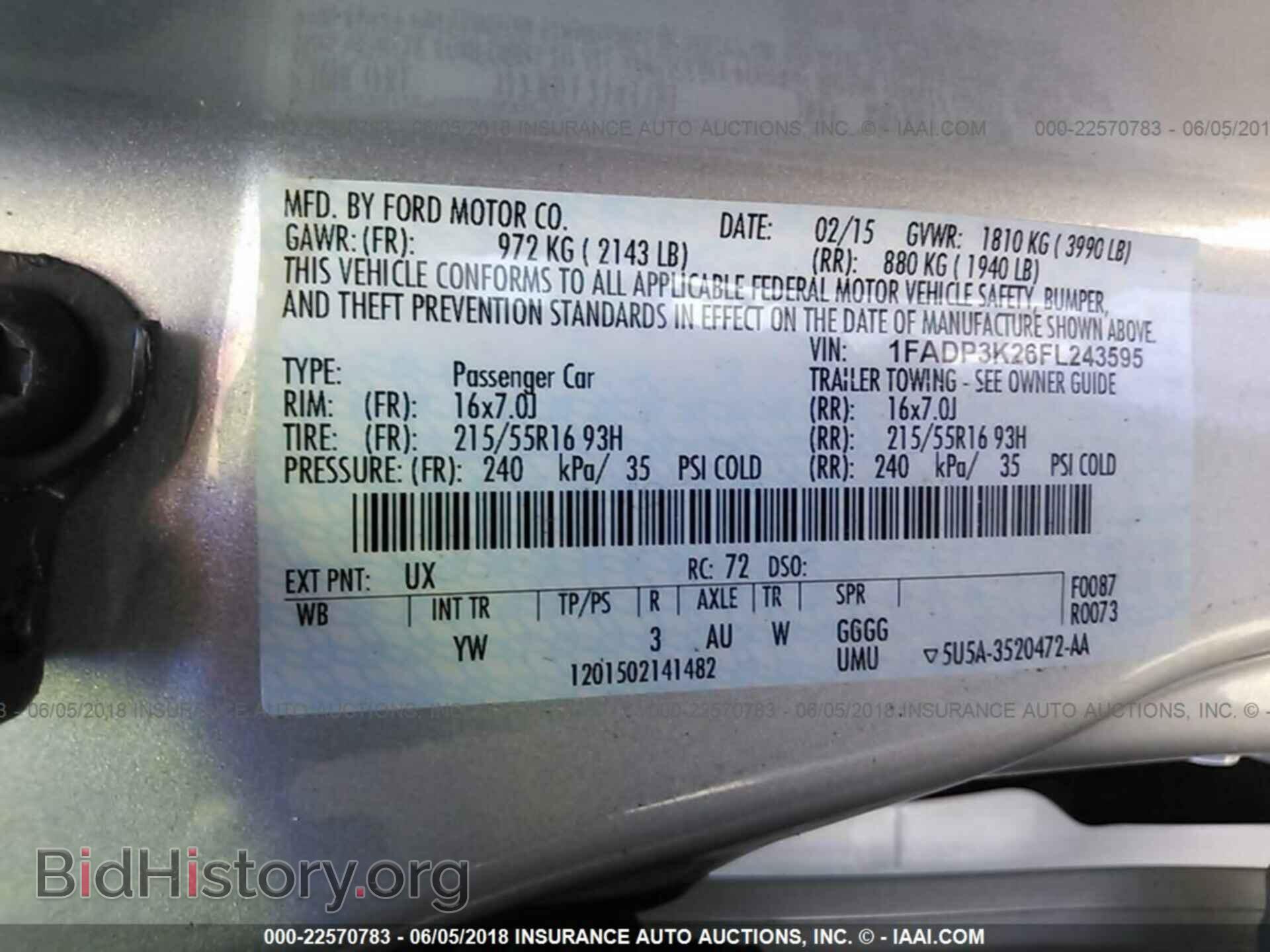 2015 Ford Focus - VIN: 1FADP3K26FL243595 - Photo 9