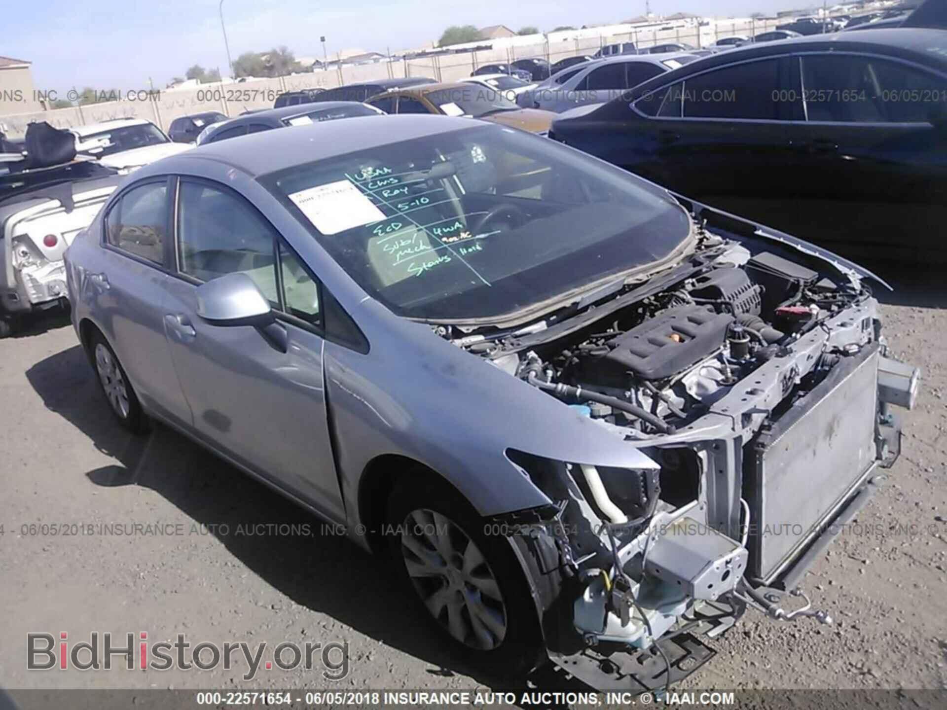 Фотография 2HGFB2F55CH500904 - Honda Civic 2012