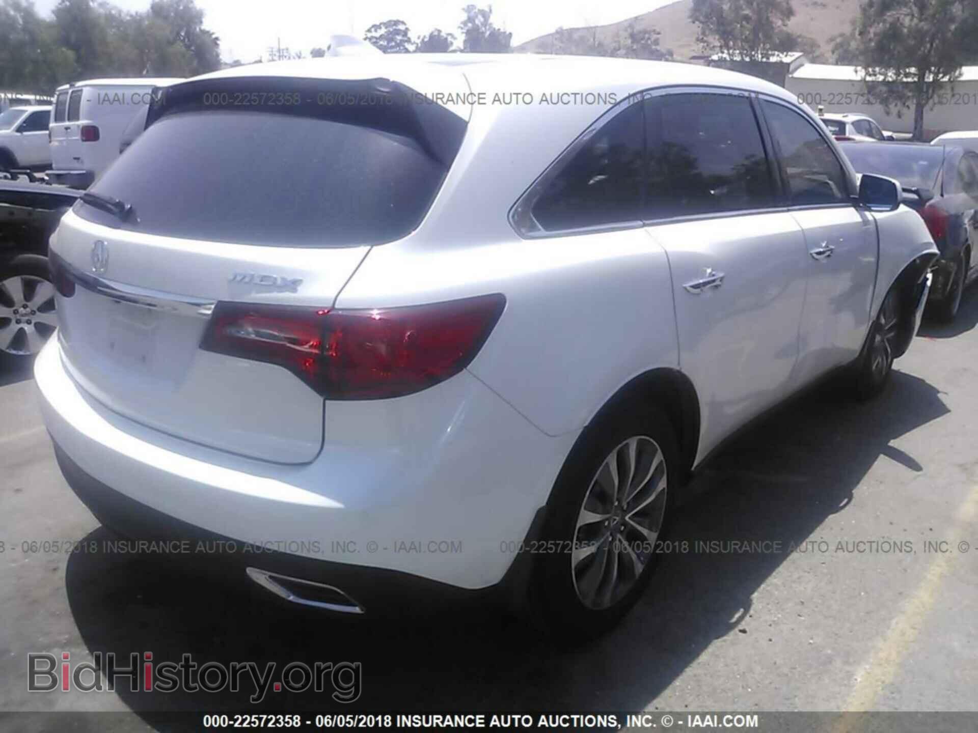 2016 Acura Mdx - VIN: 5FRYD3H4XGB016183 - Фото 4