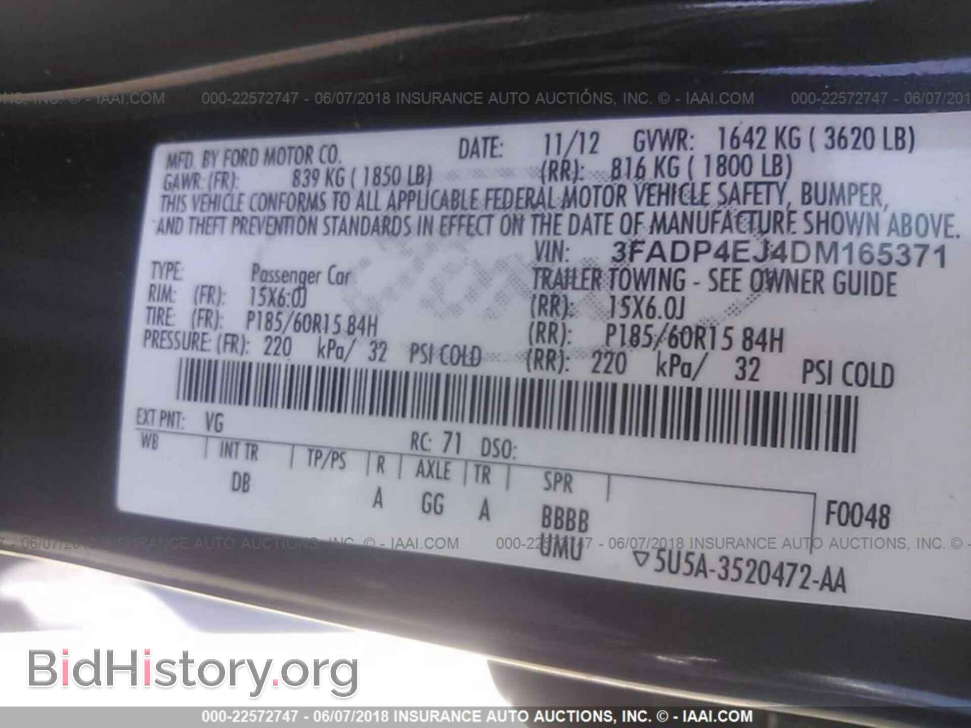 2013 Ford Fiesta - VIN: 3FADP4EJ4DM165371 - Photo 9