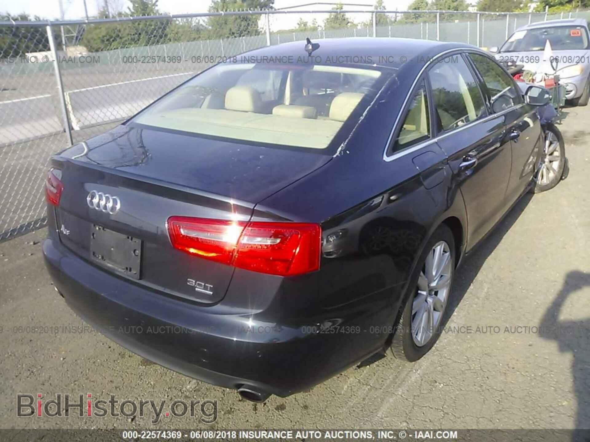 2013 Audi A6 - VIN: WAUGGAFC3DN075265 - Photo 4