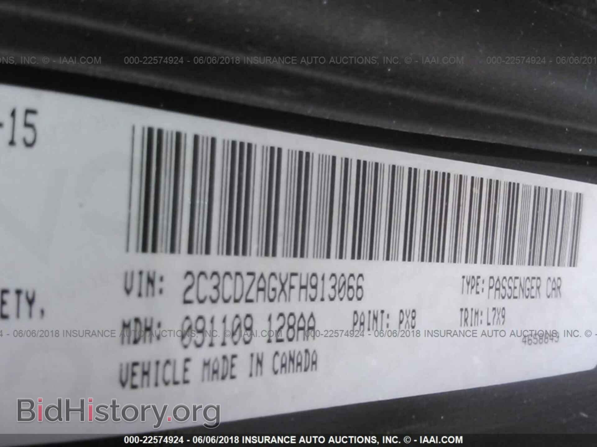 2015 Dodge Challenger - VIN: 2C3CDZAGXFH913066 - Photo 9