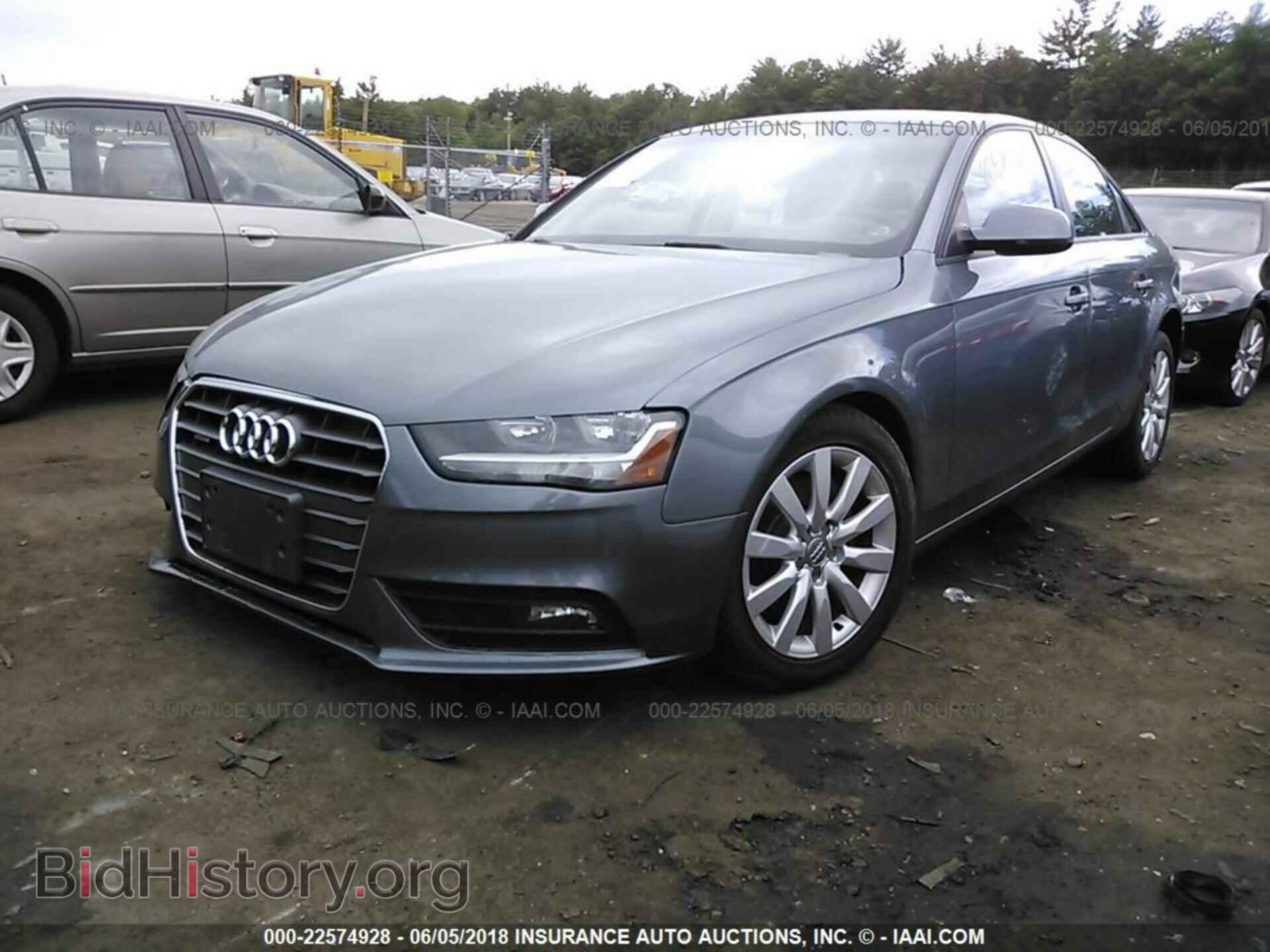 2014 Audi A4 - VIN: WAUBFAFL4EN000492 - Фото 2