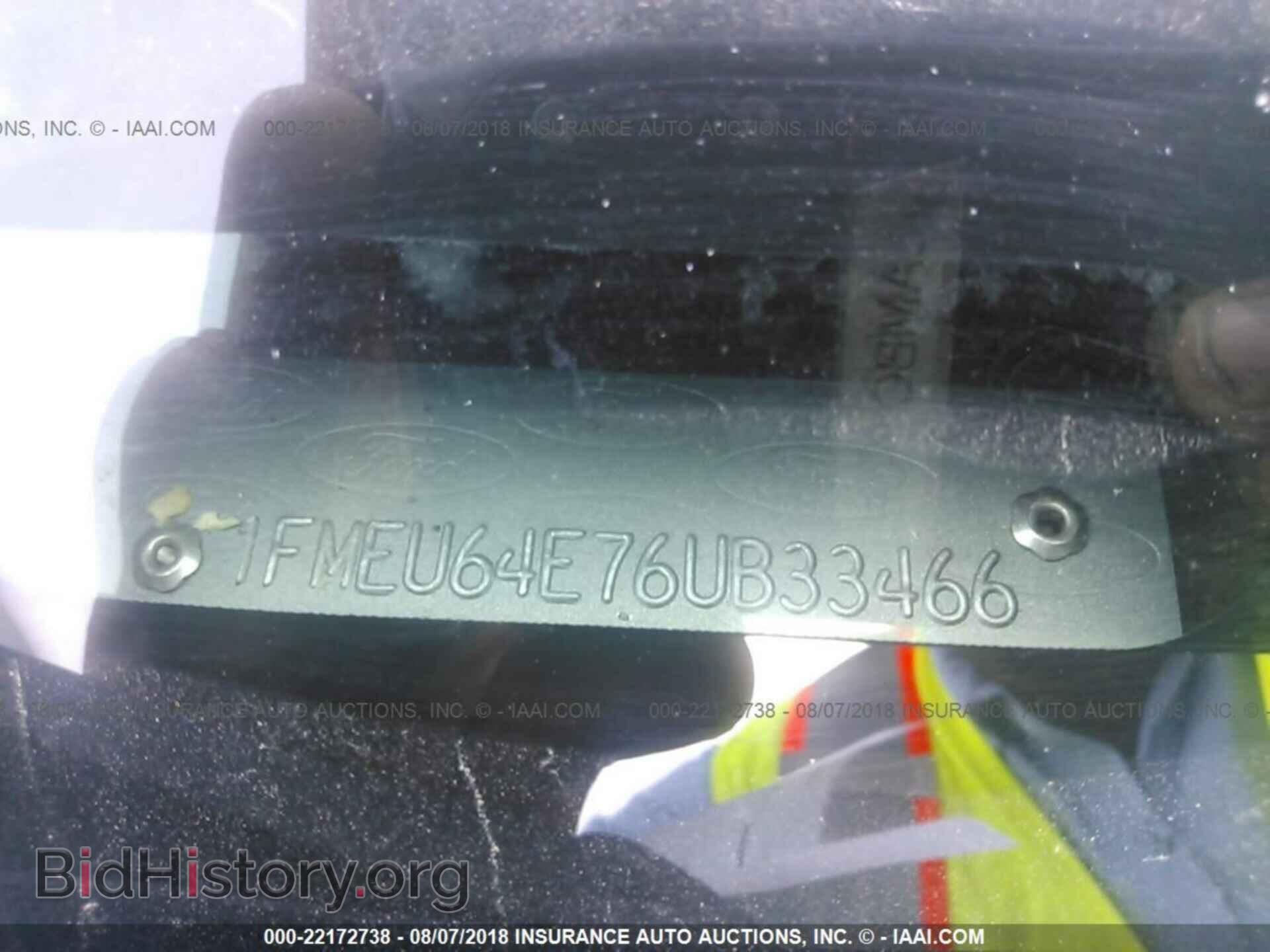 2006 FORD EXPLORER - VIN: 1FMEU64E76UB33466 - Фото 9