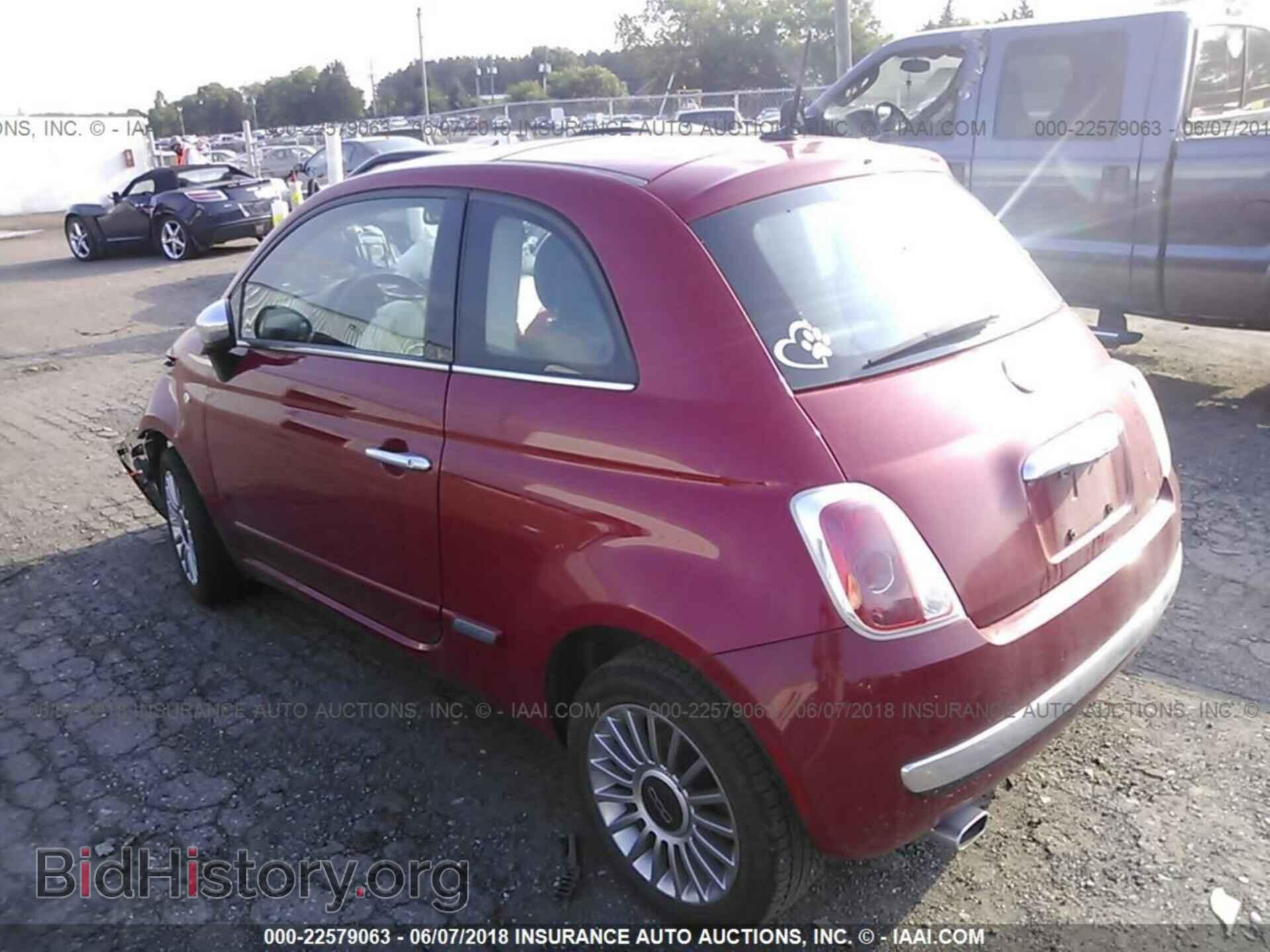 2012 Fiat 500 - VIN: 3C3CFFCRXCT139847 - Фото 3