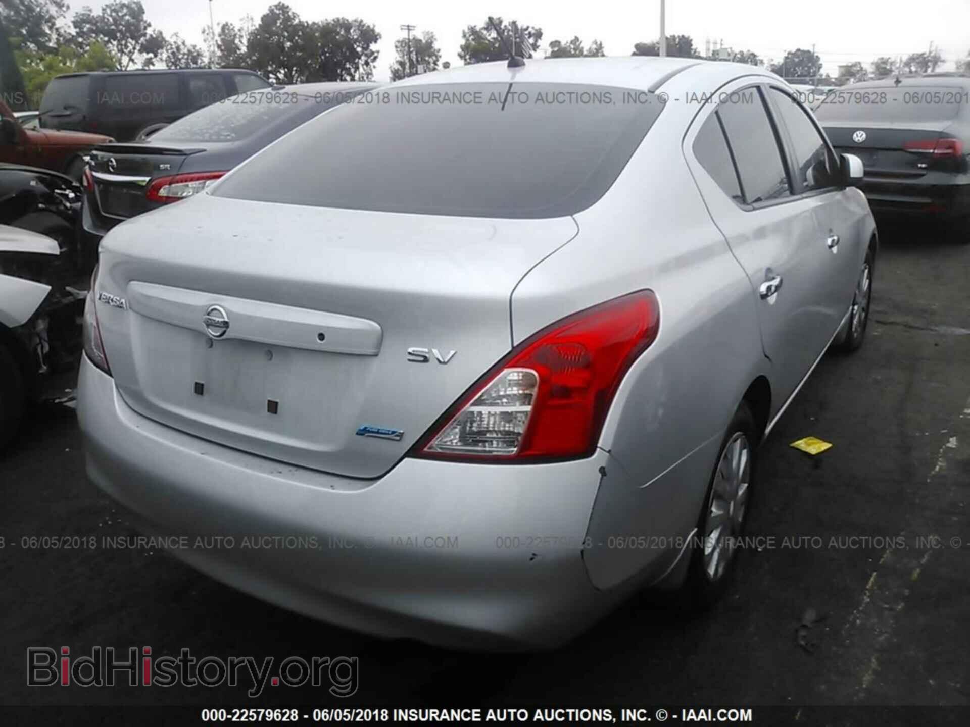 2012 Nissan Versa - VIN: 3N1CN7APXCL922529 - Фото 4
