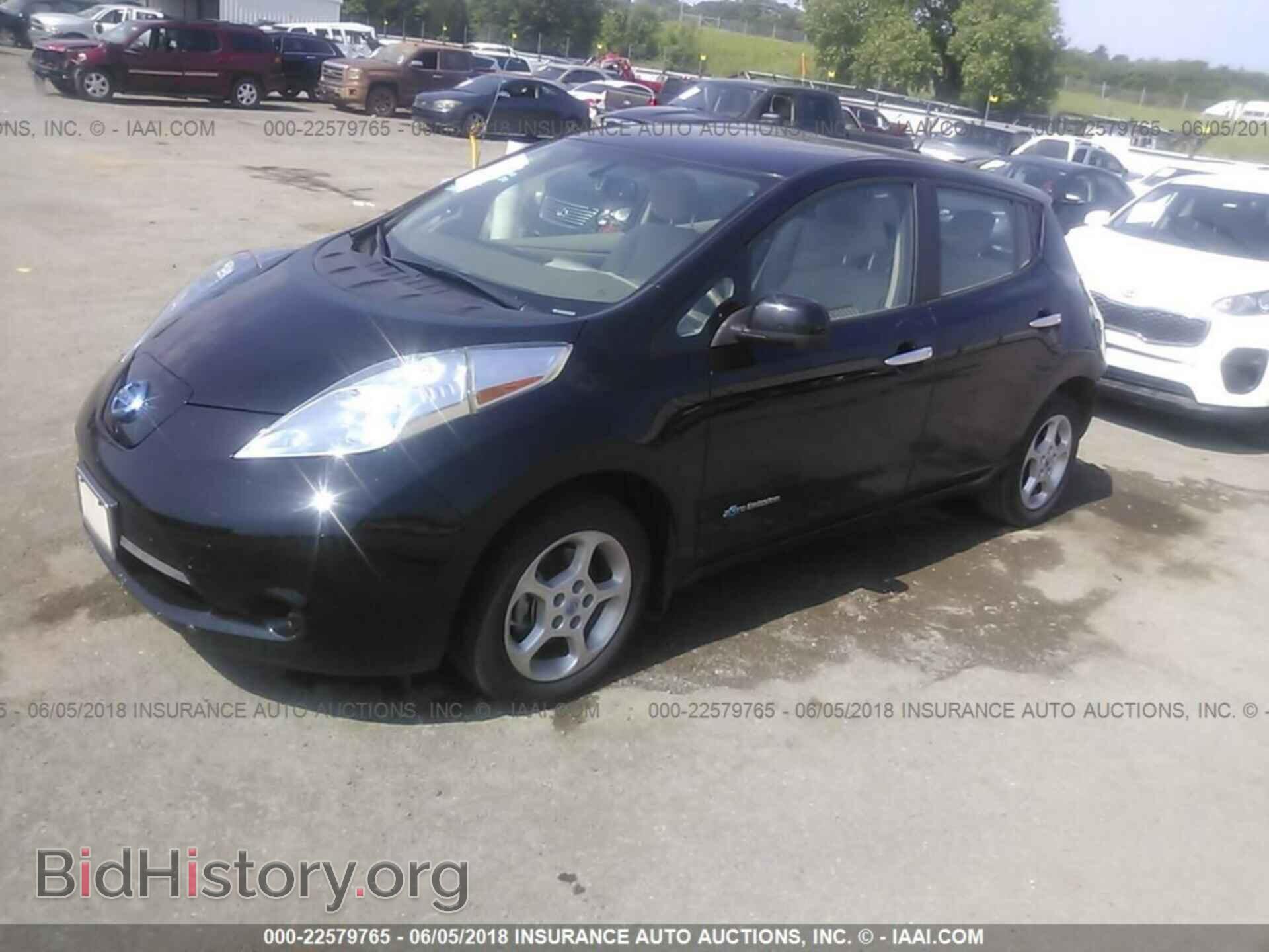 2013 Nissan Leaf - VIN: 1N4AZ0CP0DC402730 - Фото 2