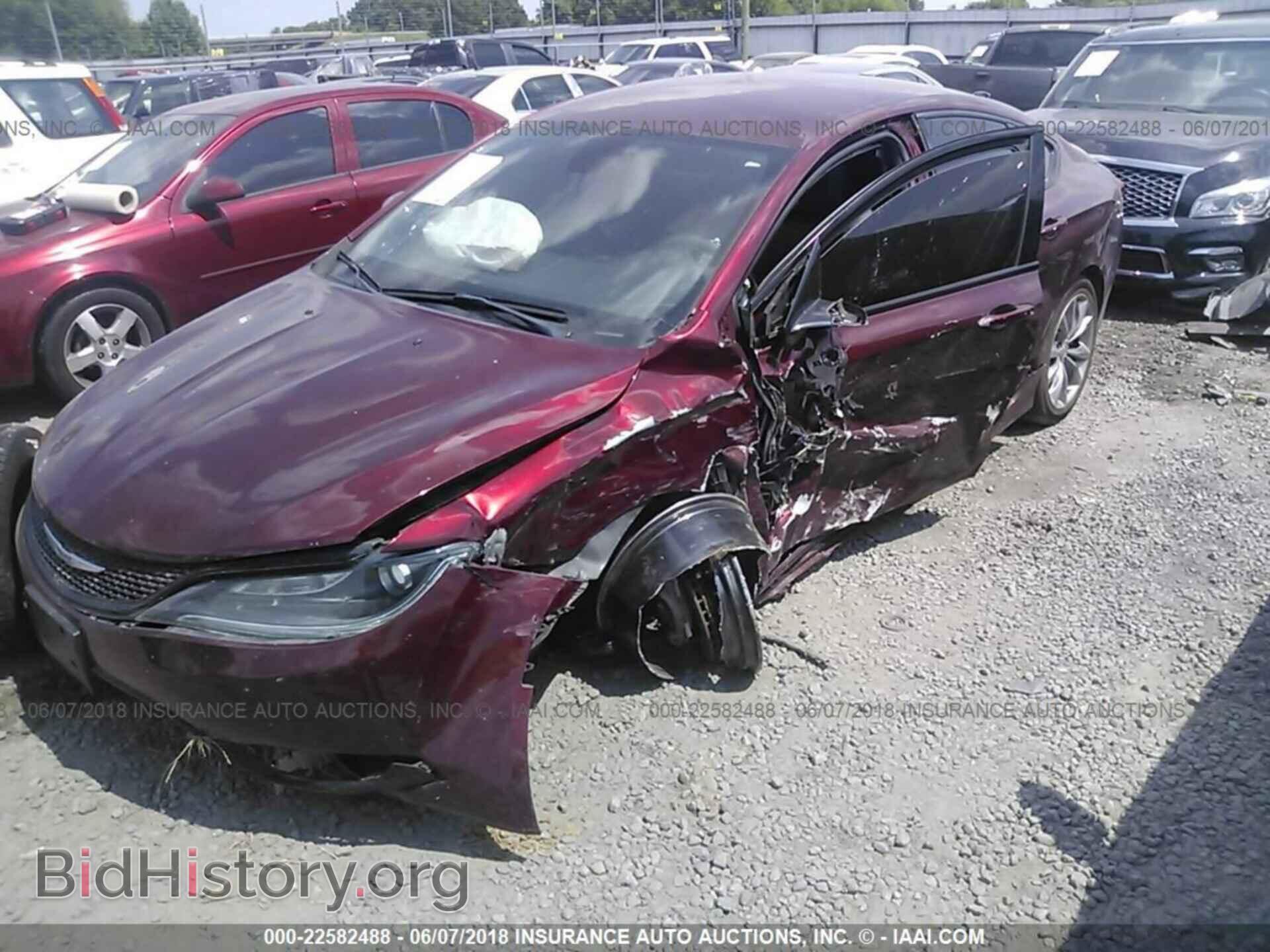 2015 Chrysler 200 - VIN: 1C3CCCBB2FN594188 - Фото 2