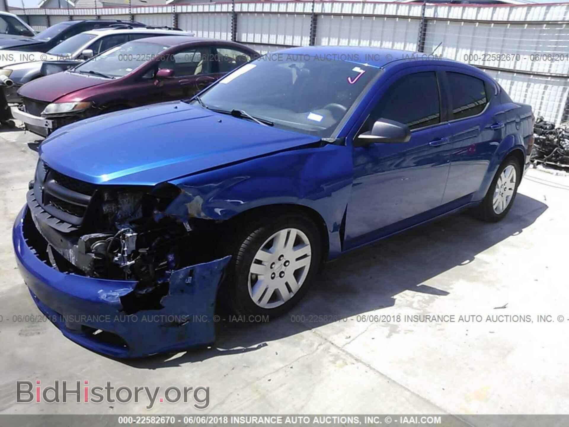 2013 Dodge Avenger - VIN: 1C3CDZABXDN654121 - Фото 2