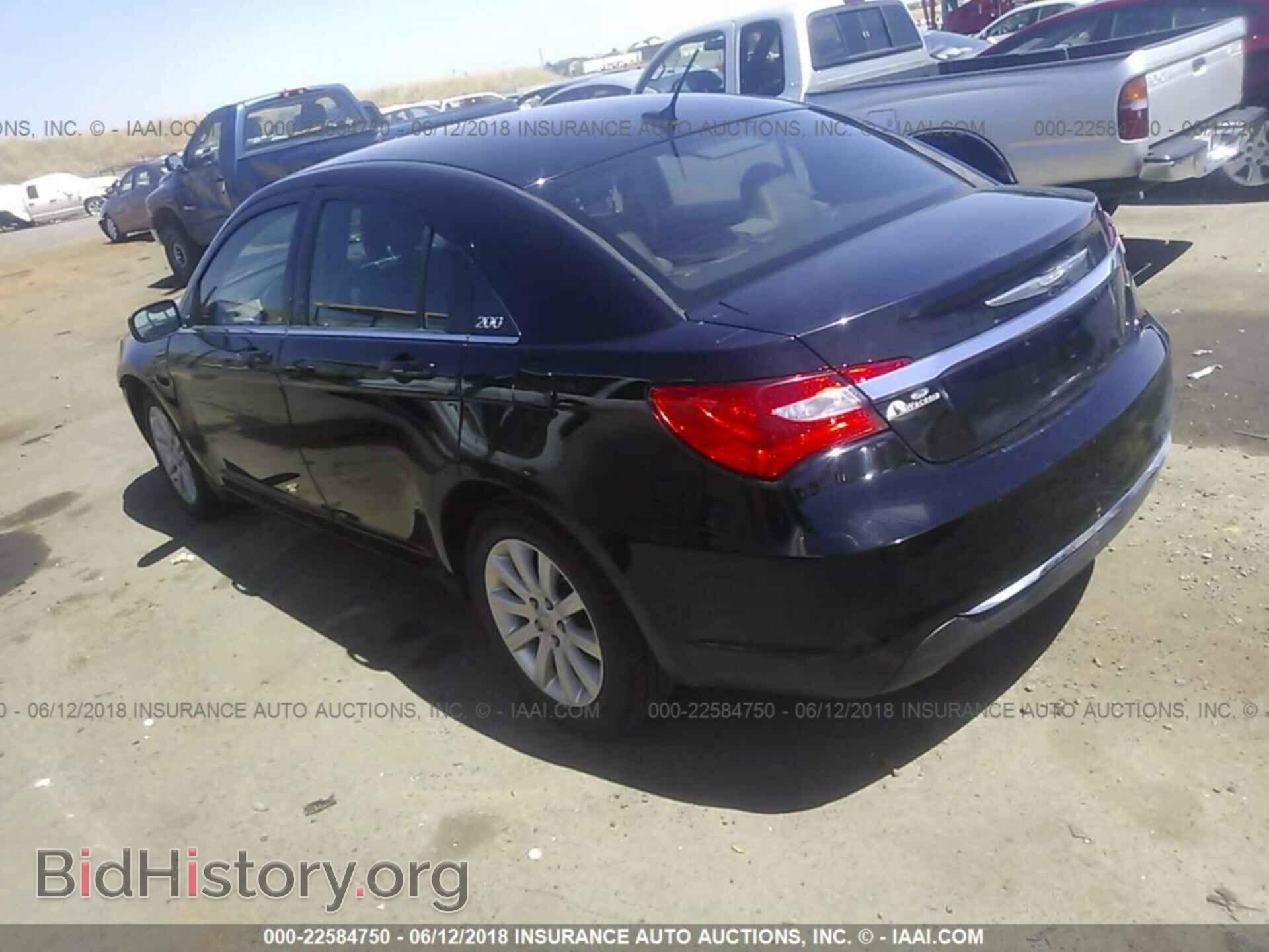 2012 Chrysler 200 - VIN: 1C3CCBBB6CN113445 - Фото 3