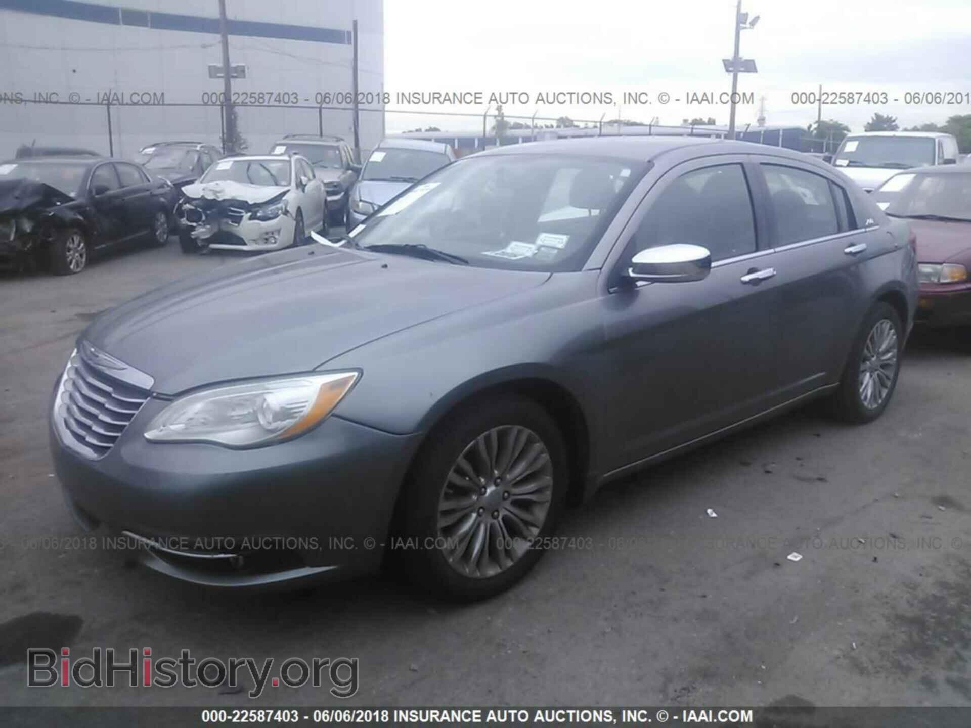 2012 Chrysler 200 - VIN: 1C3CCBCB4CN308622 - Фото 2