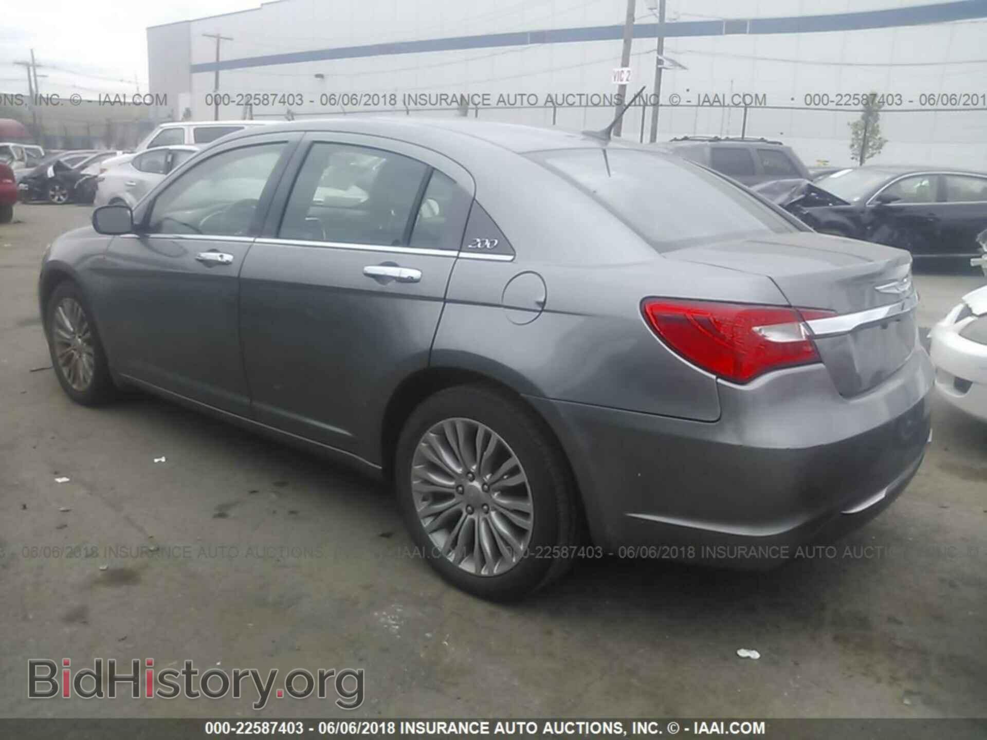 2012 Chrysler 200 - VIN: 1C3CCBCB4CN308622 - Фото 3