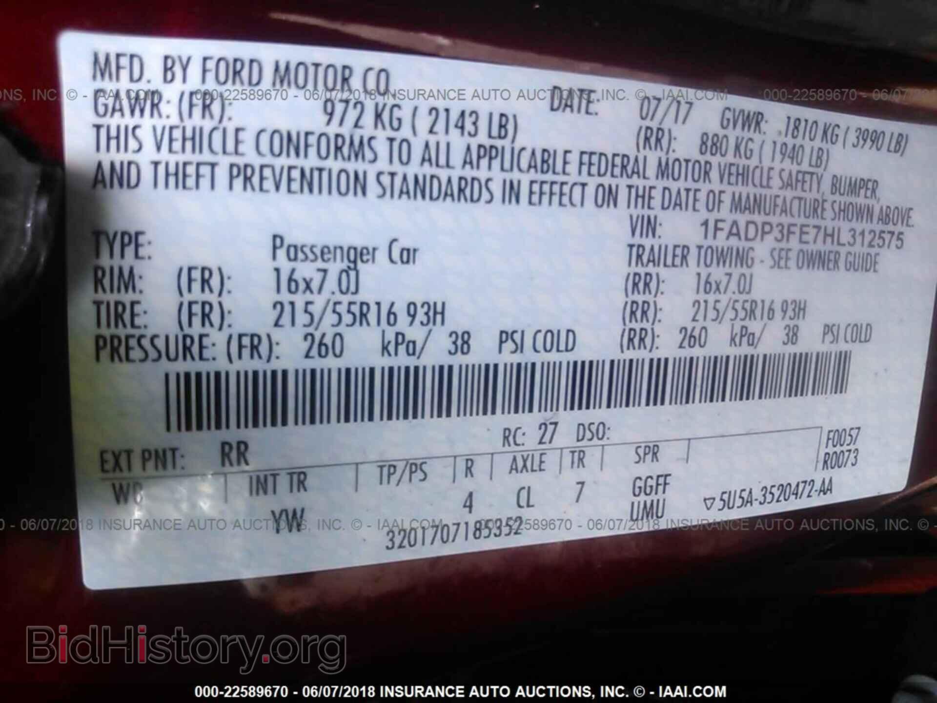2017 Ford Focus - VIN: 1FADP3FE7HL312575 - Photo 9