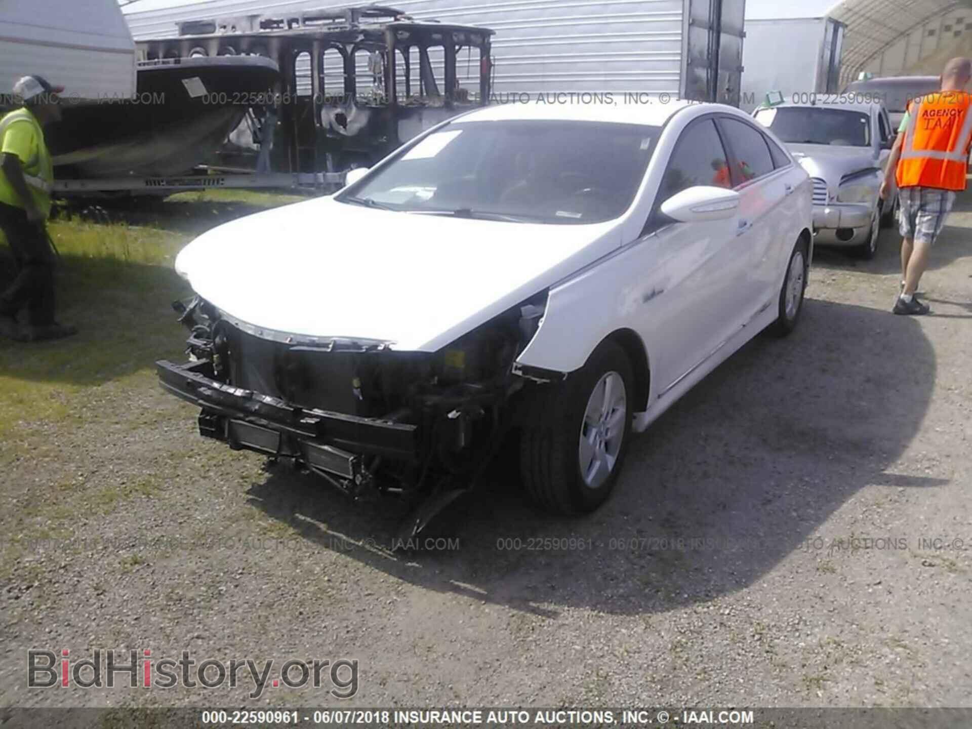 2012 Hyundai Sonata - VIN: KMHEC4A42CA043349 - Фото 2