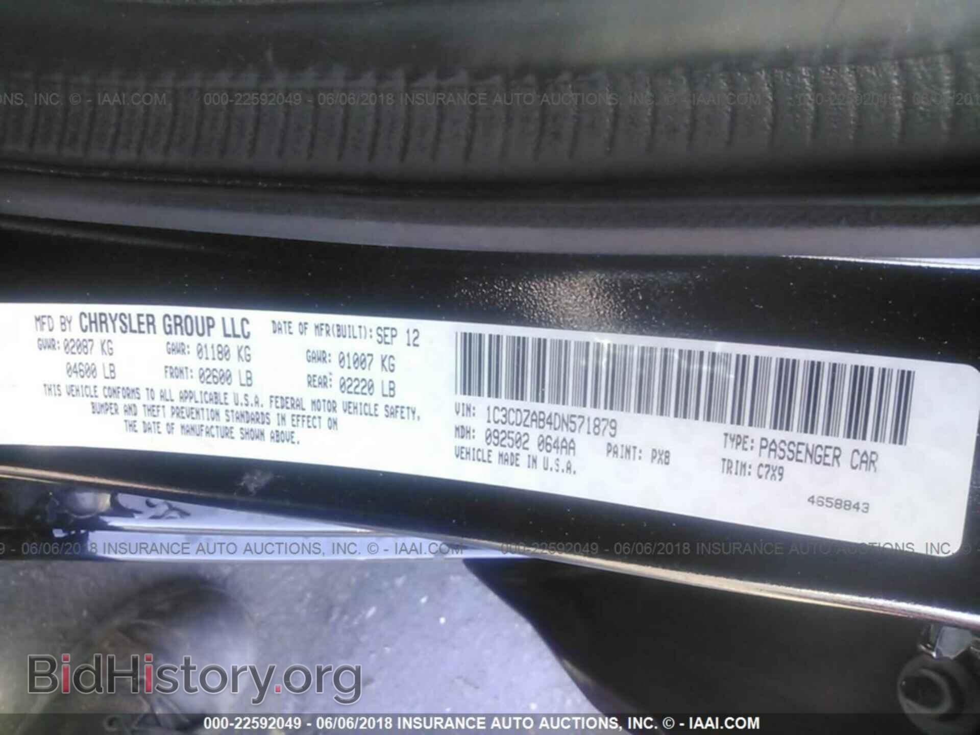 2013 Dodge Avenger - VIN: 1C3CDZAB4DN571879 - Photo 9