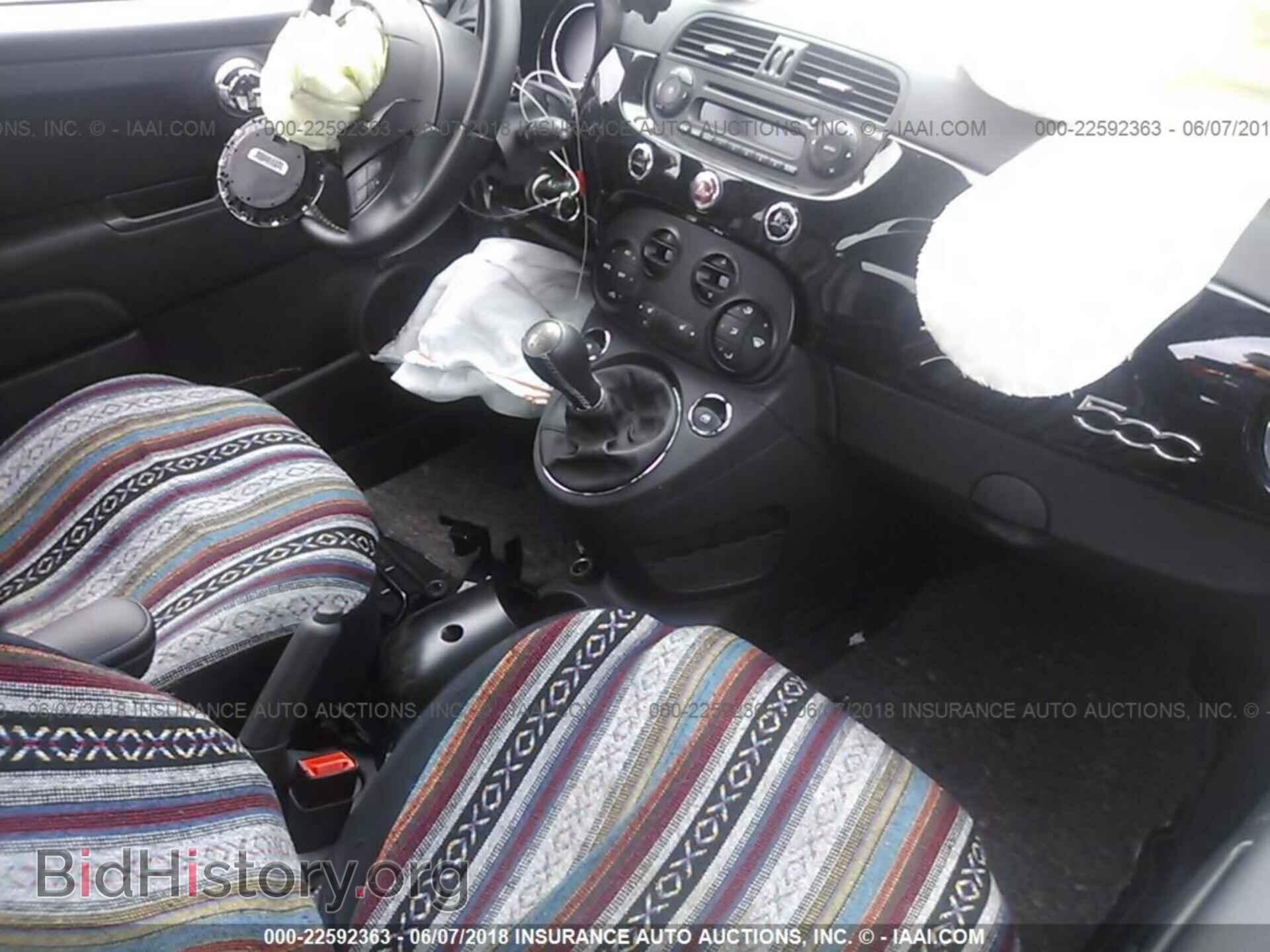 2015 Fiat 500 - VIN: 3C3CFFHH5FT672984 - Фото 5